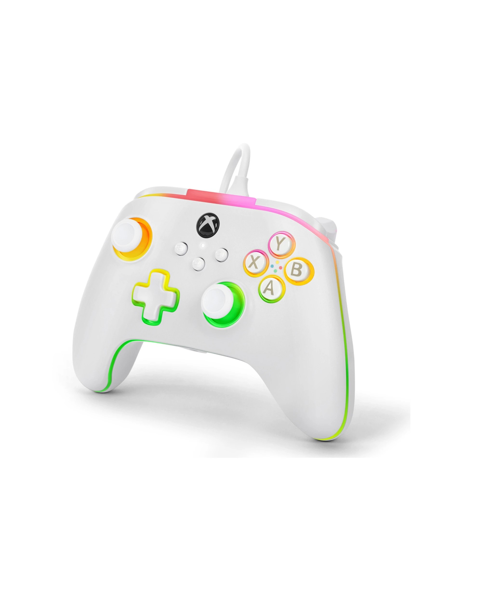 7 Powera Xbox Series S X Wired Console Gaming Controller Lumectra White 3m Cable - White, 7 of 8