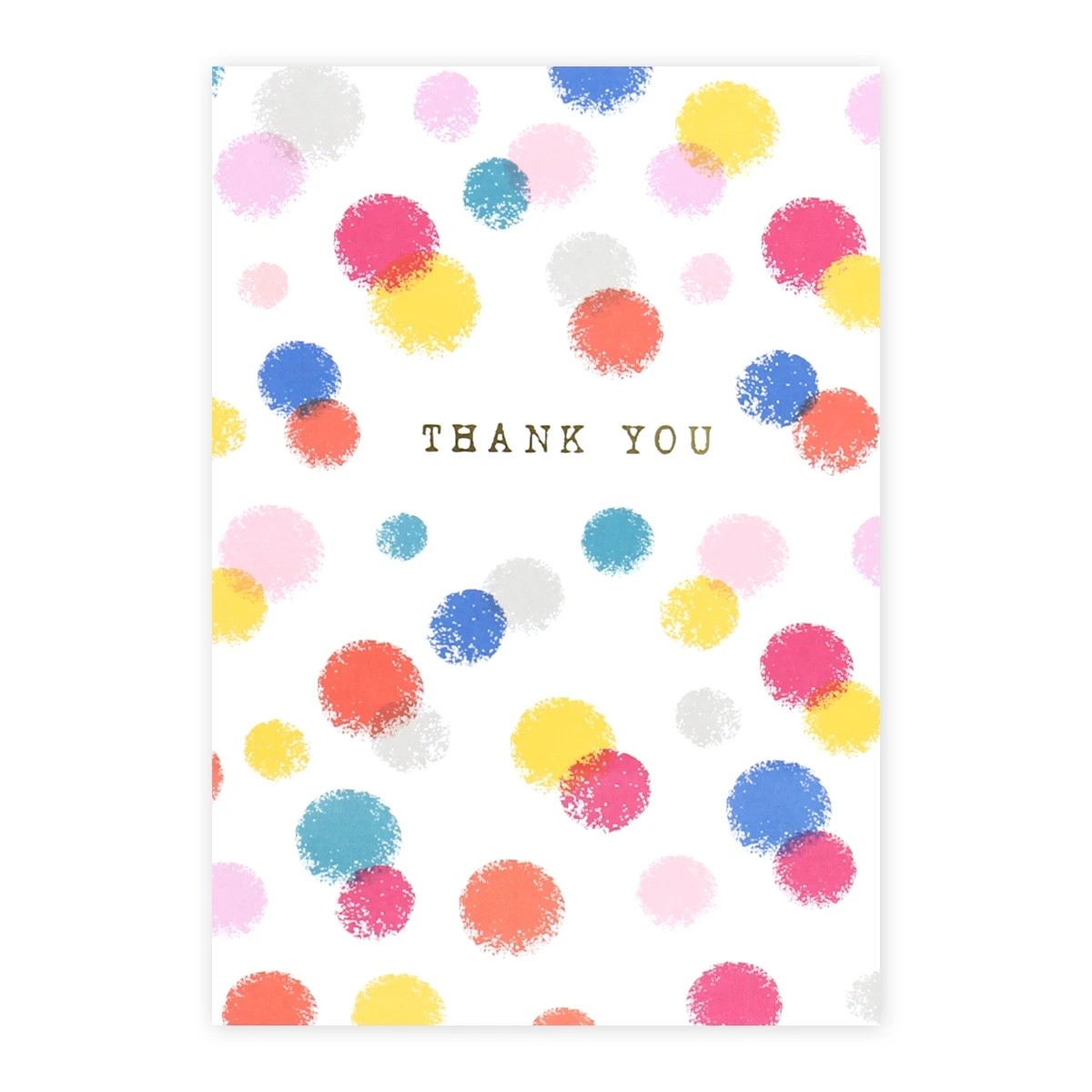 2 Hallmark Midi Colossal Thank You Greeting Card - Colourful Confetti, 2 of 2