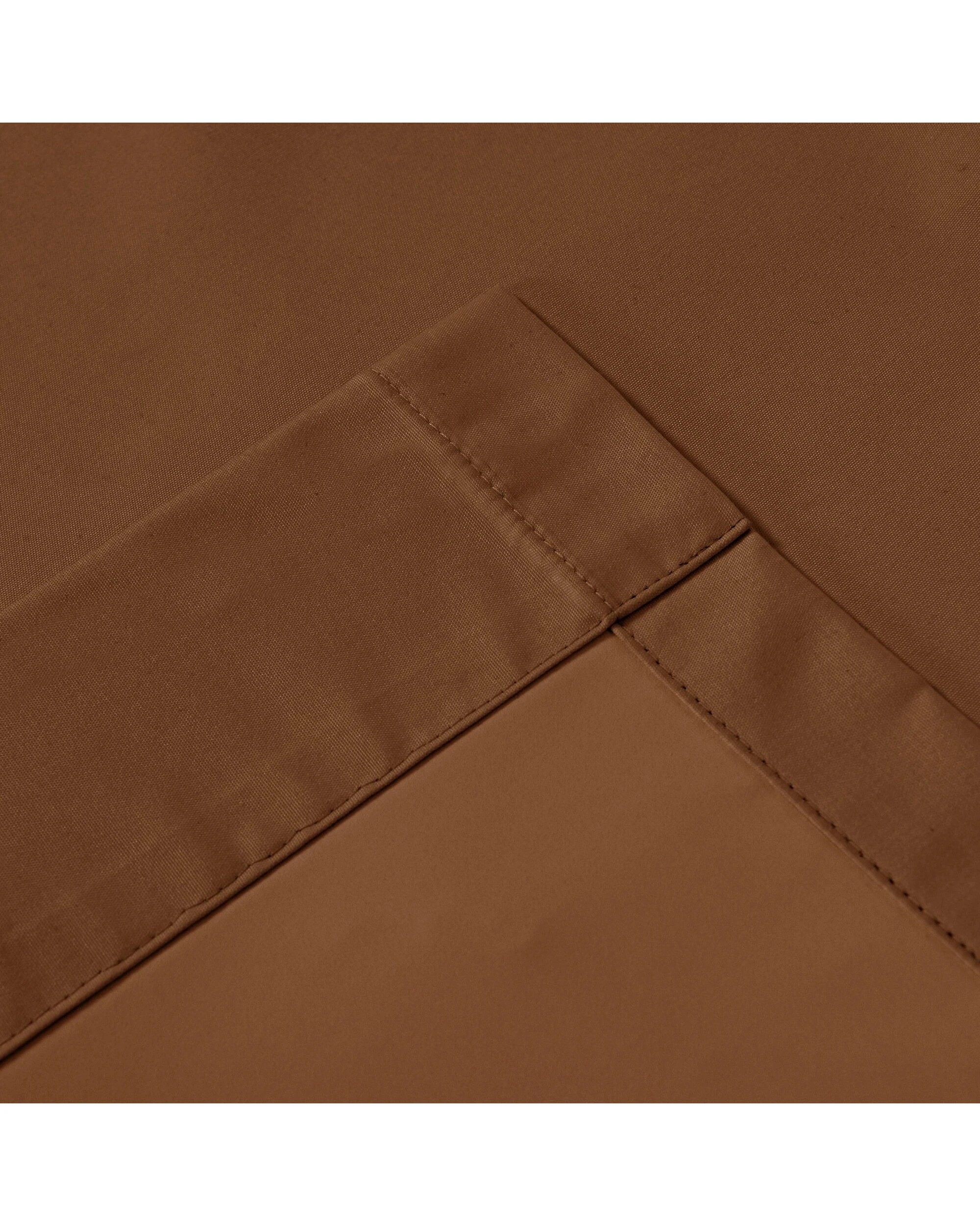 5 Sherwood Home Orlando Blockout Eyelet Curtain Pair 90x223cm - Rust, 5 of 5