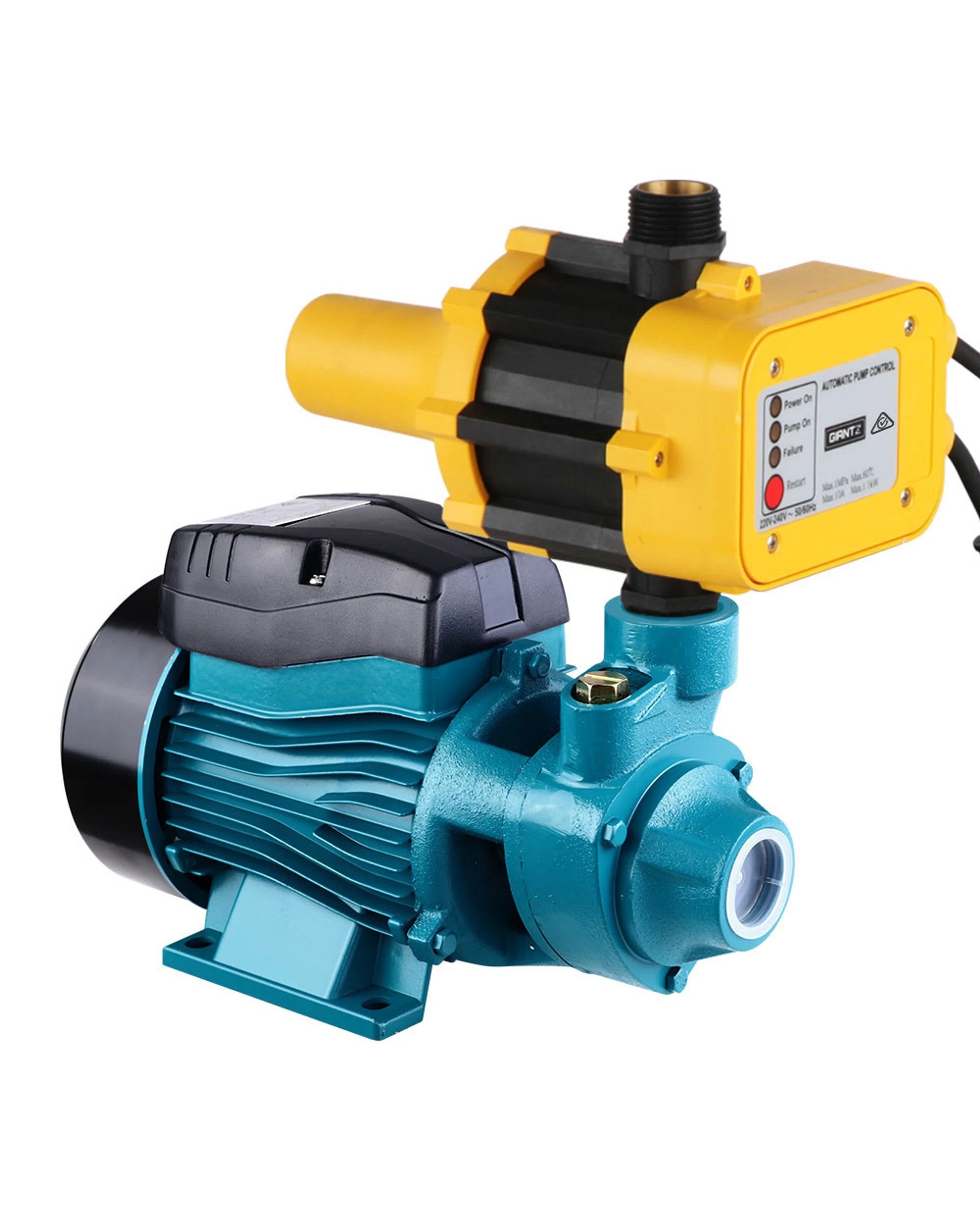 1 Giantz Peripheral Water Pump Garden Boiler Car Wash Electric Irrigation QB60 - Multi, 1 of 5