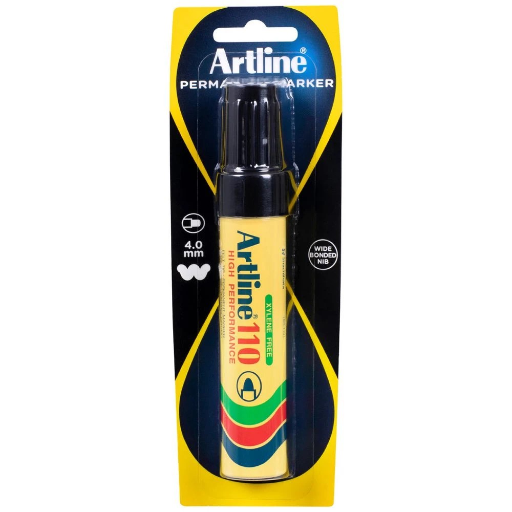 1 Artline 110 Permanent Marker Black, 1 of 5