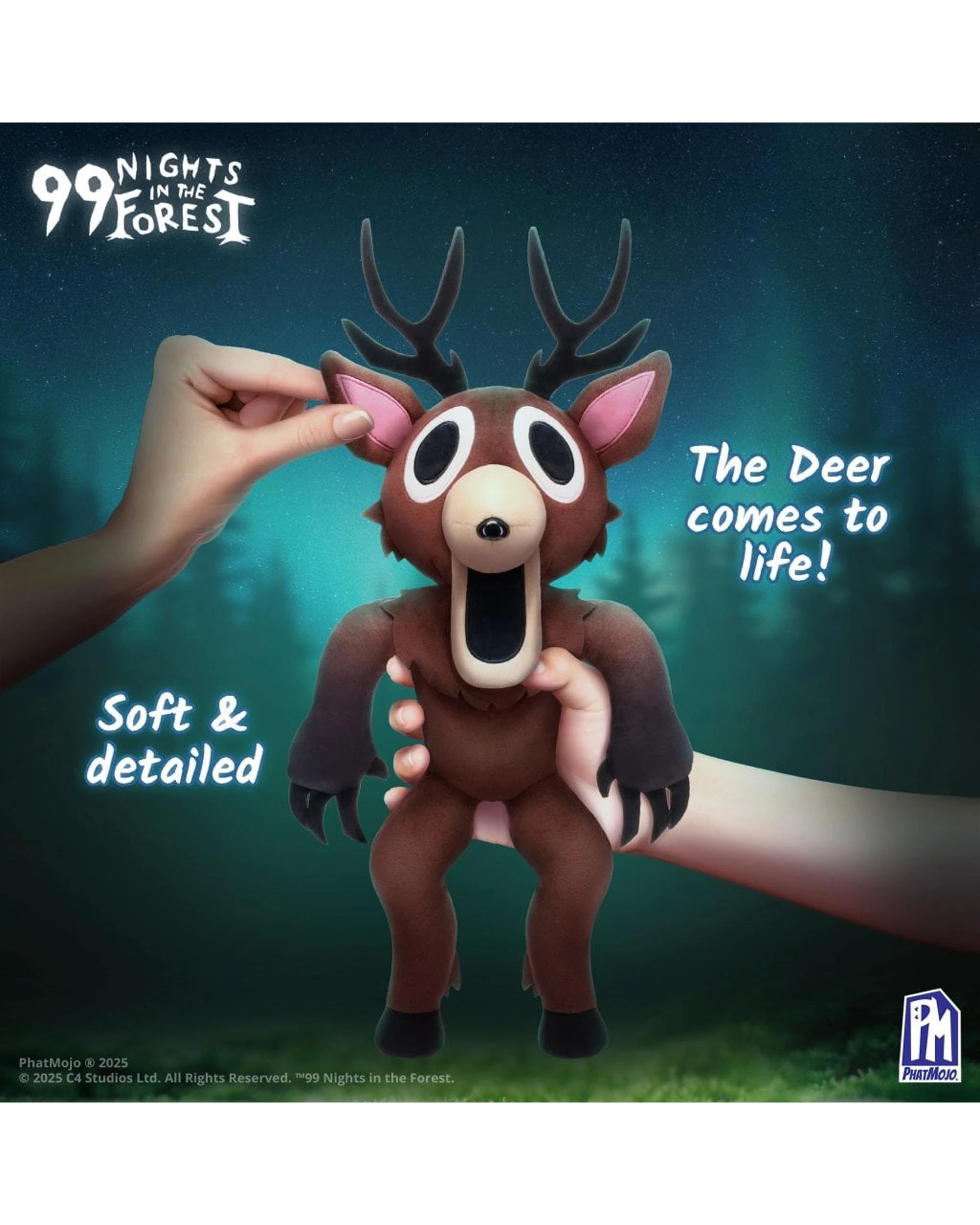 6 Roblox 99 Nights in the Forest The Deer Deluxe Plush, 6 of 9