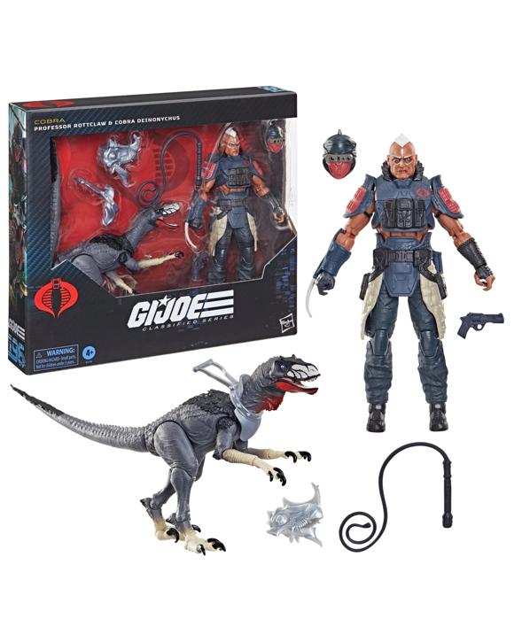 G.I. Joe Classified Series: #196 Professor Rottclaw and Cobra Deinonychus Action Figure