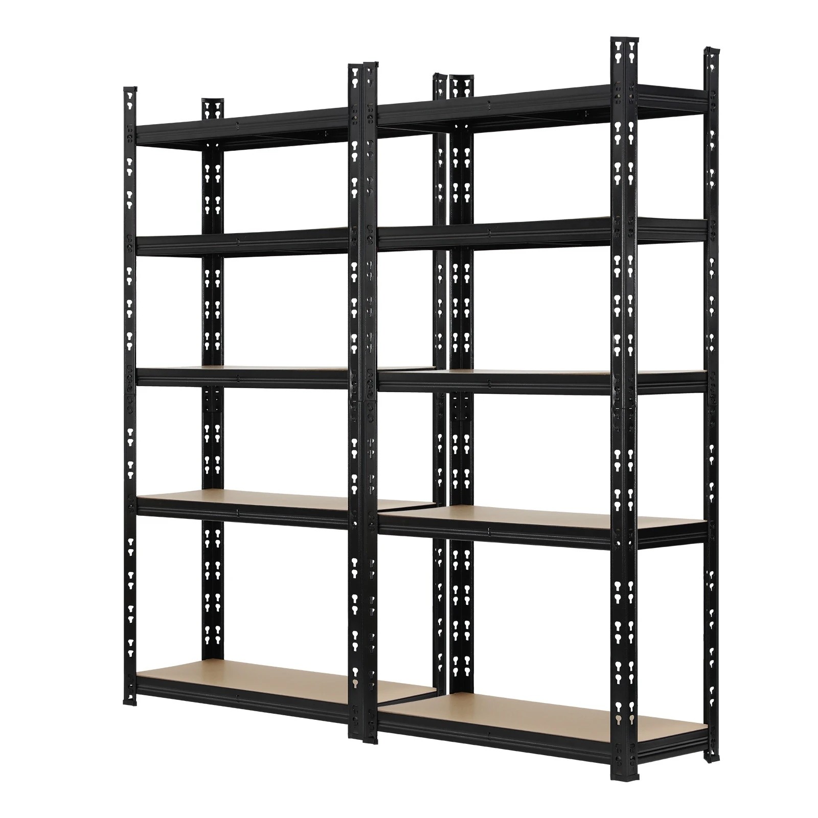 1 Sharptoo Garage Warehouse Shelving Shelves Storage Rack Steel Pallet Shelf1.5mx2 - Black, 1 of 3
