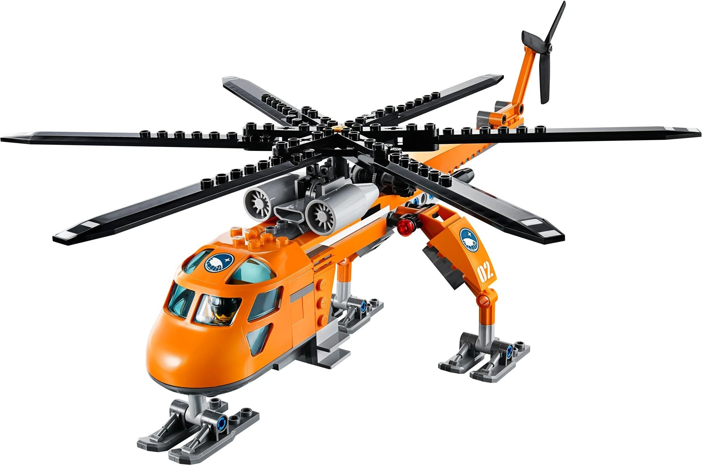 3 LEGO City 60034 Arctic Helicrane, 3 of 5