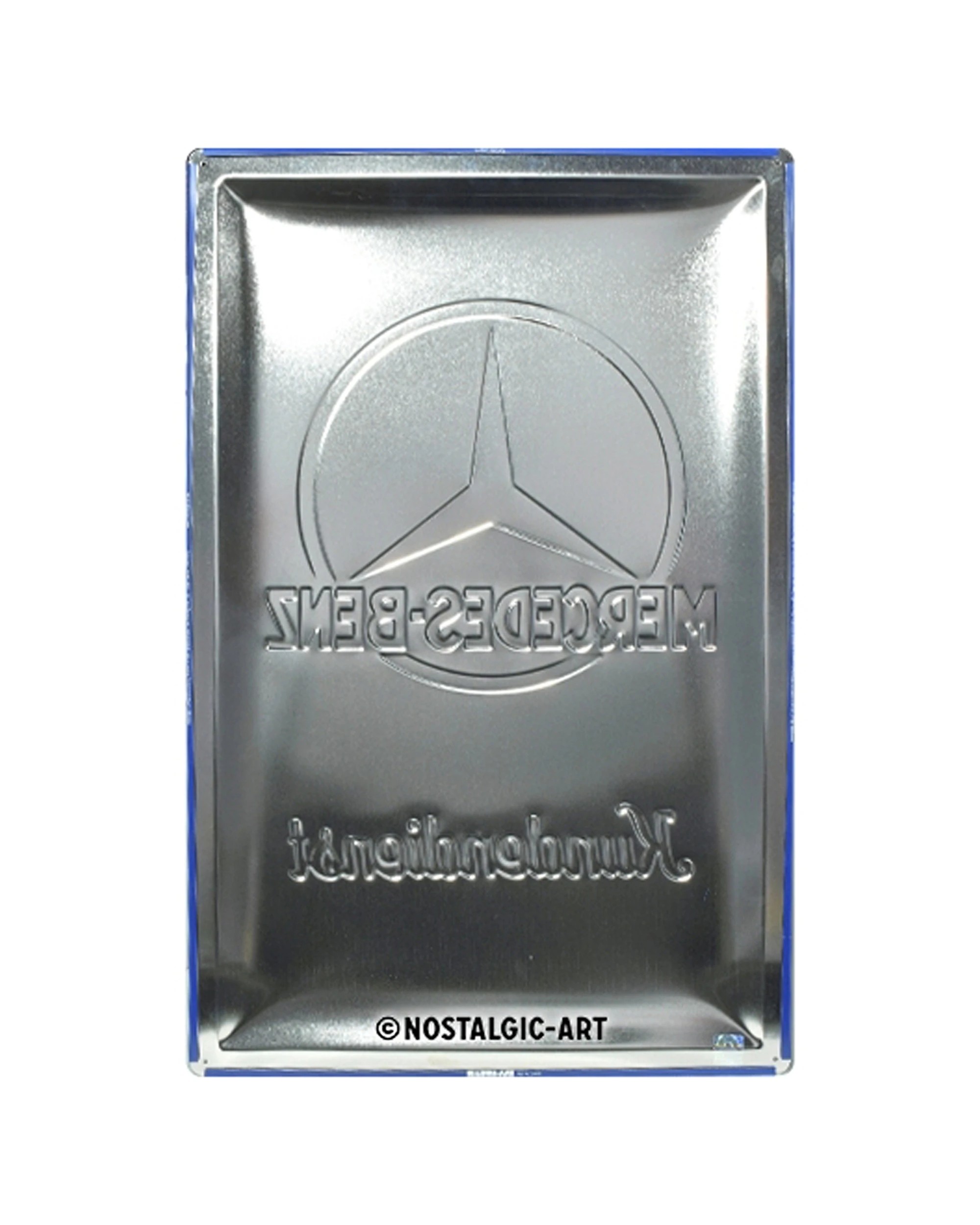 2 Nostalgic-Art XL 40x60cm Metal Wall Art Sign Plaque - Mercedes-Benz Customer Service - Multi, 2 of 3
