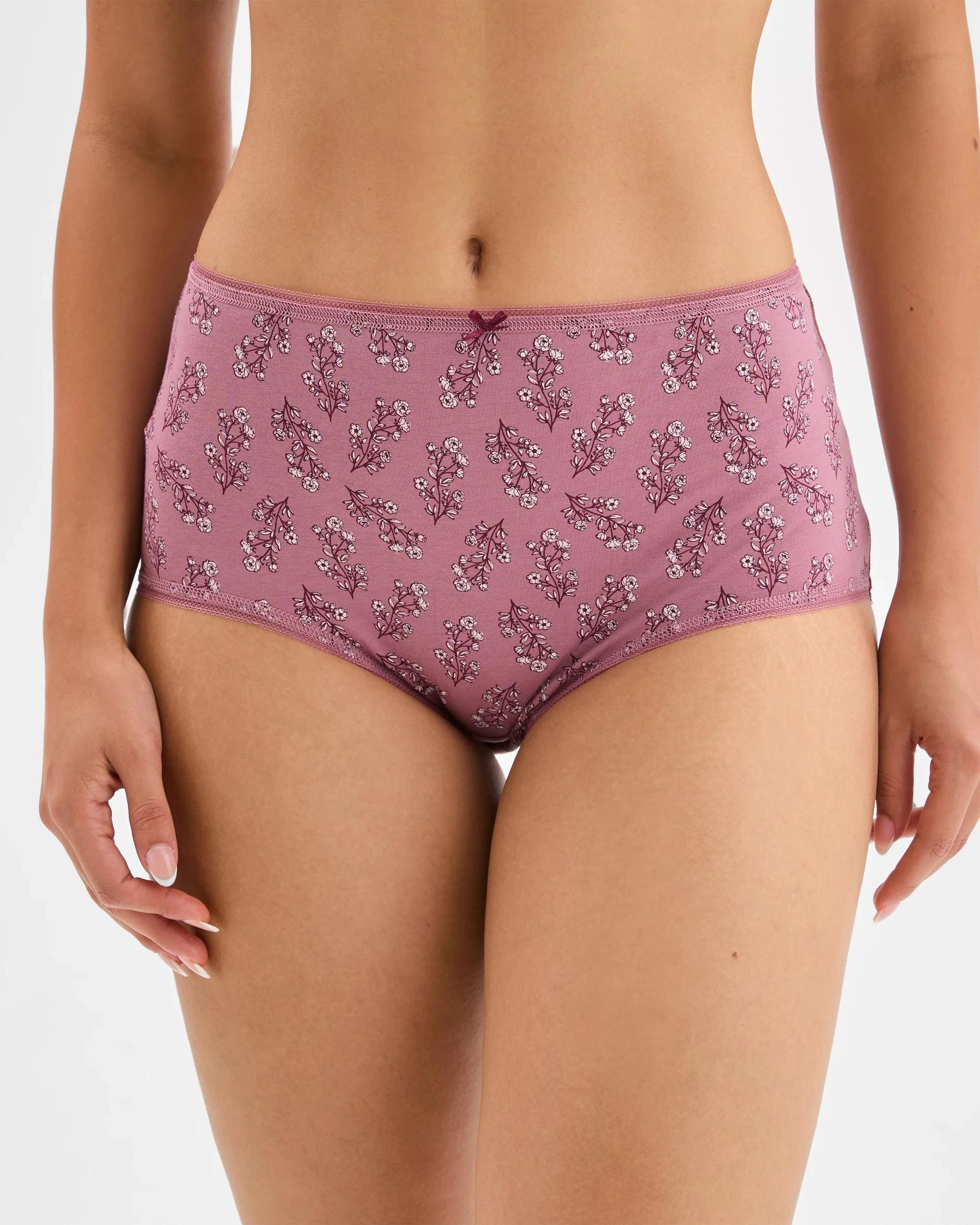 2 Target Woman Cotton/Elastane 5 Pack Full Briefs BOHO BLOOM, 2 of 5