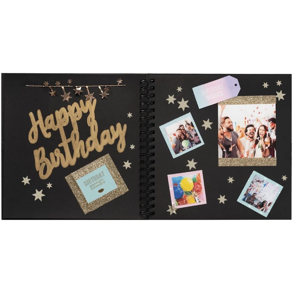 4 Otto Recycled Scrapbook 18x18 Black, 4 of 4