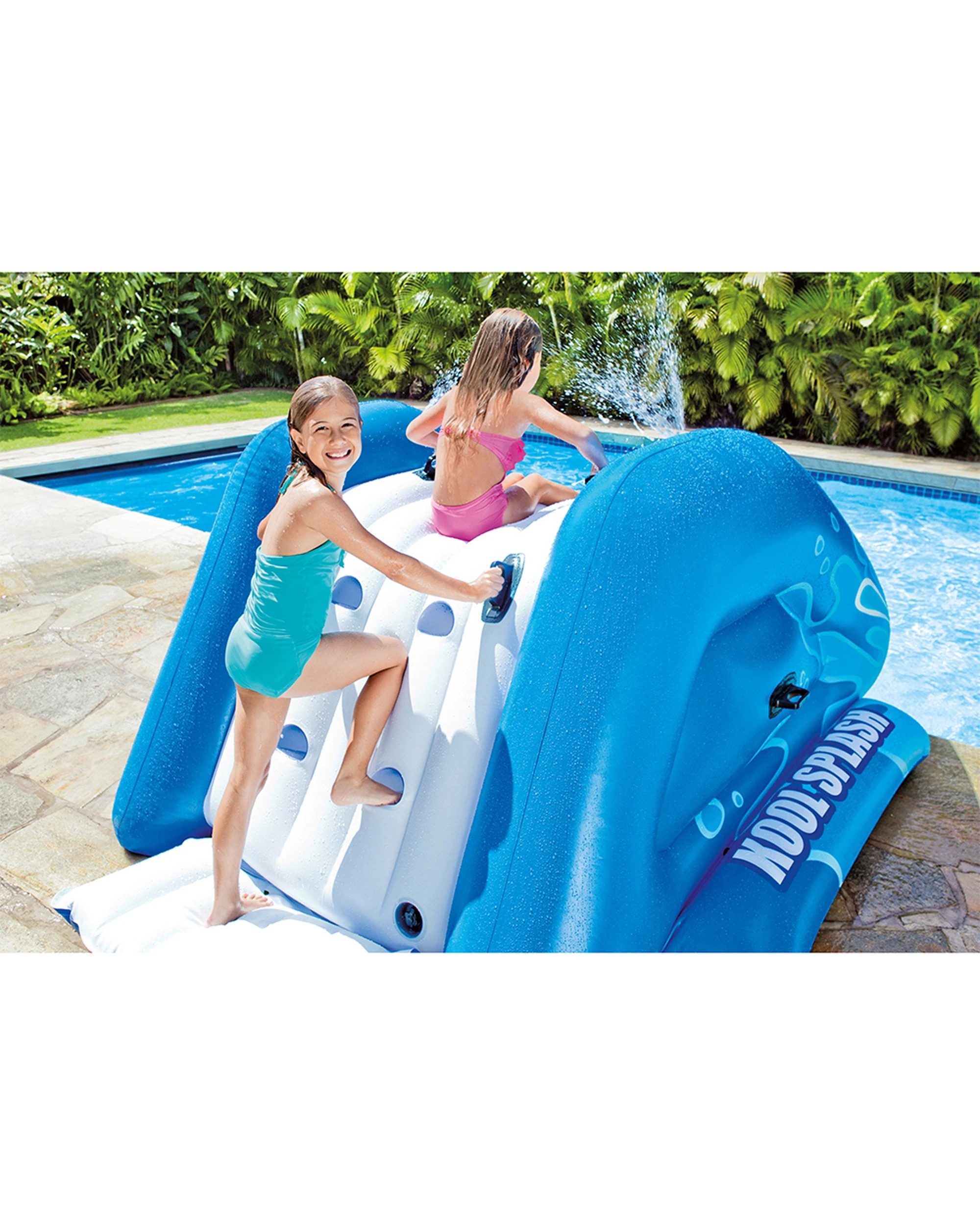 3 Intex Kool Splash 10ft 11in Inflatable Water Slide For In-Ground Pool 6+ - Blue, 3 of 5