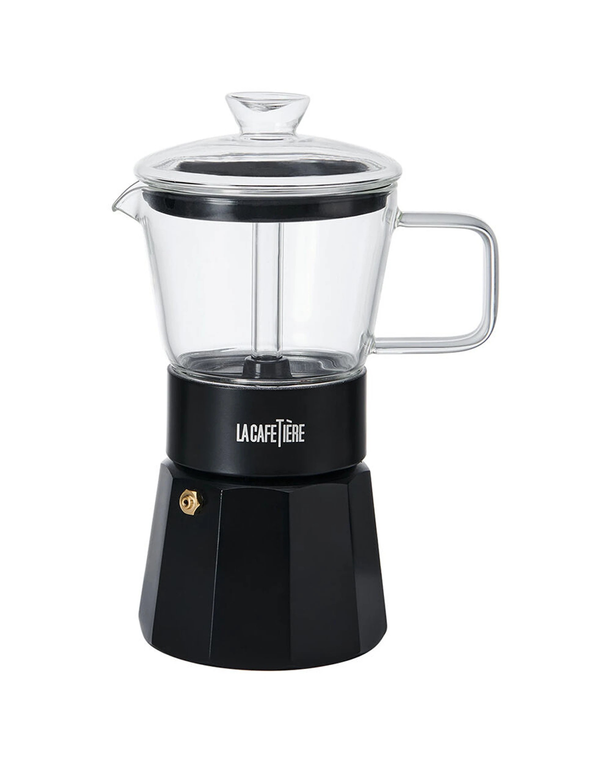 1 La Cafetiere Verona Glass Coffee Espresso Maker Up To 6 Cups 240ml - Black, 1 of 8