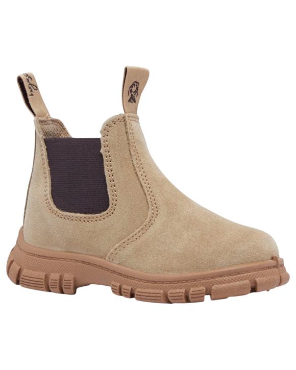 Grosby Ranch Boots Wheat Toddler Infant Boys Kids Leather Slip On Shoes
