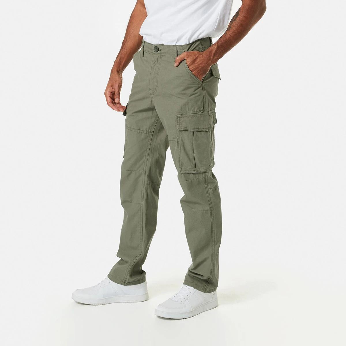 2 Regular Cargo Pants Grn Army, 2 of 6