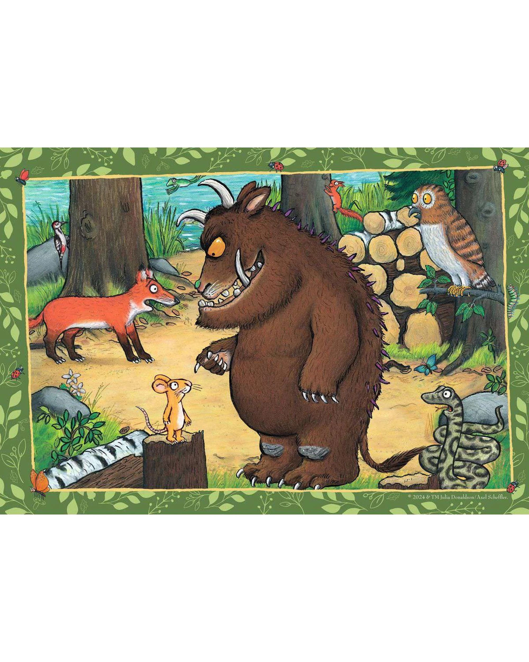 3 Ravensburger The Gruffalo 2x24 Piece Jigsaw Puzzle, 3 of 3