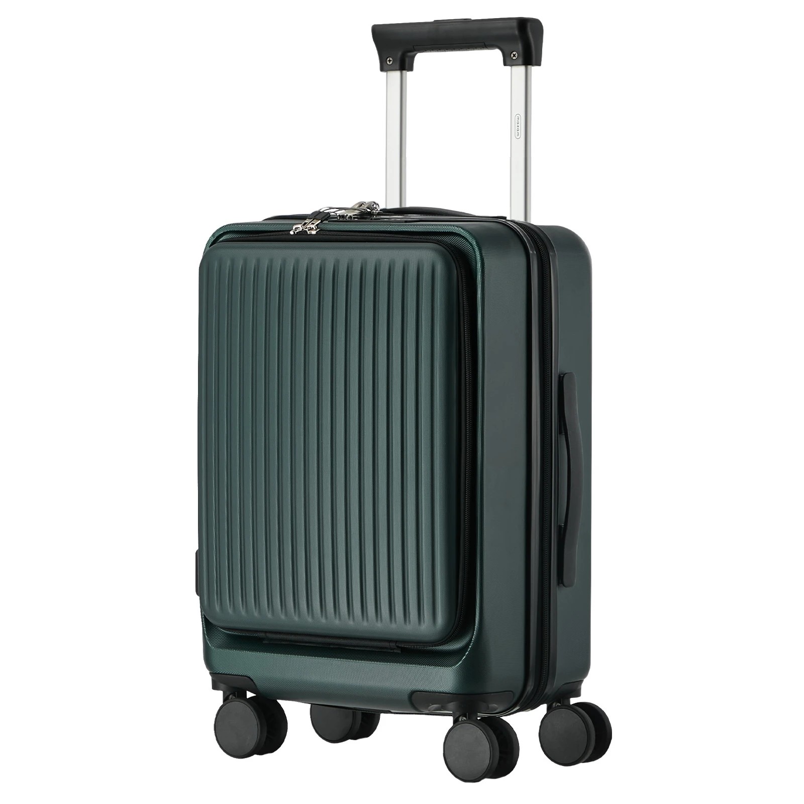 1 Mazam 24" Luggage Suitcase Front Opening Travel TSA Hard Case - Green, 1 of 10