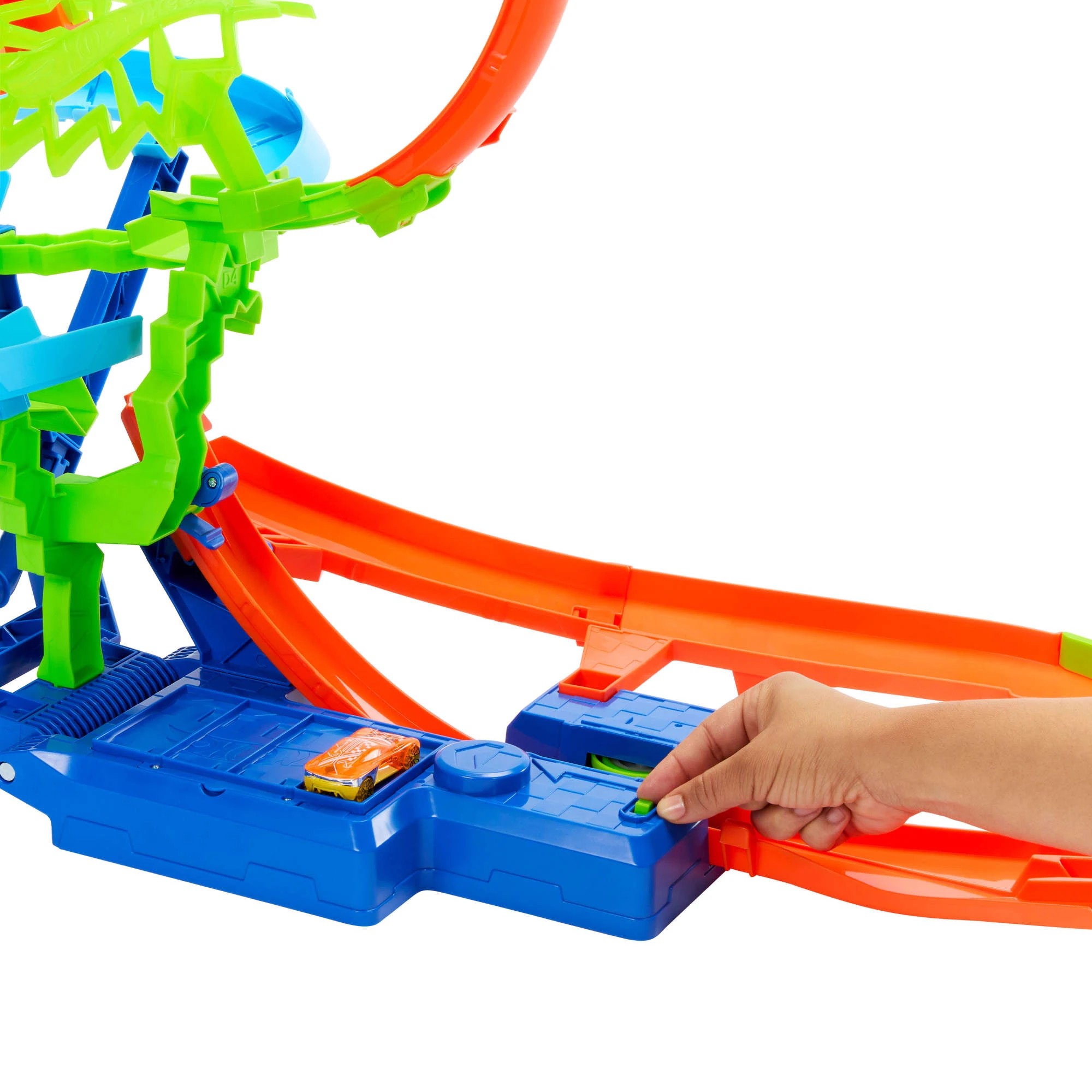 4 Hot Wheels Stunt Tracks Mid-Air Crash Playset, 4 of 6