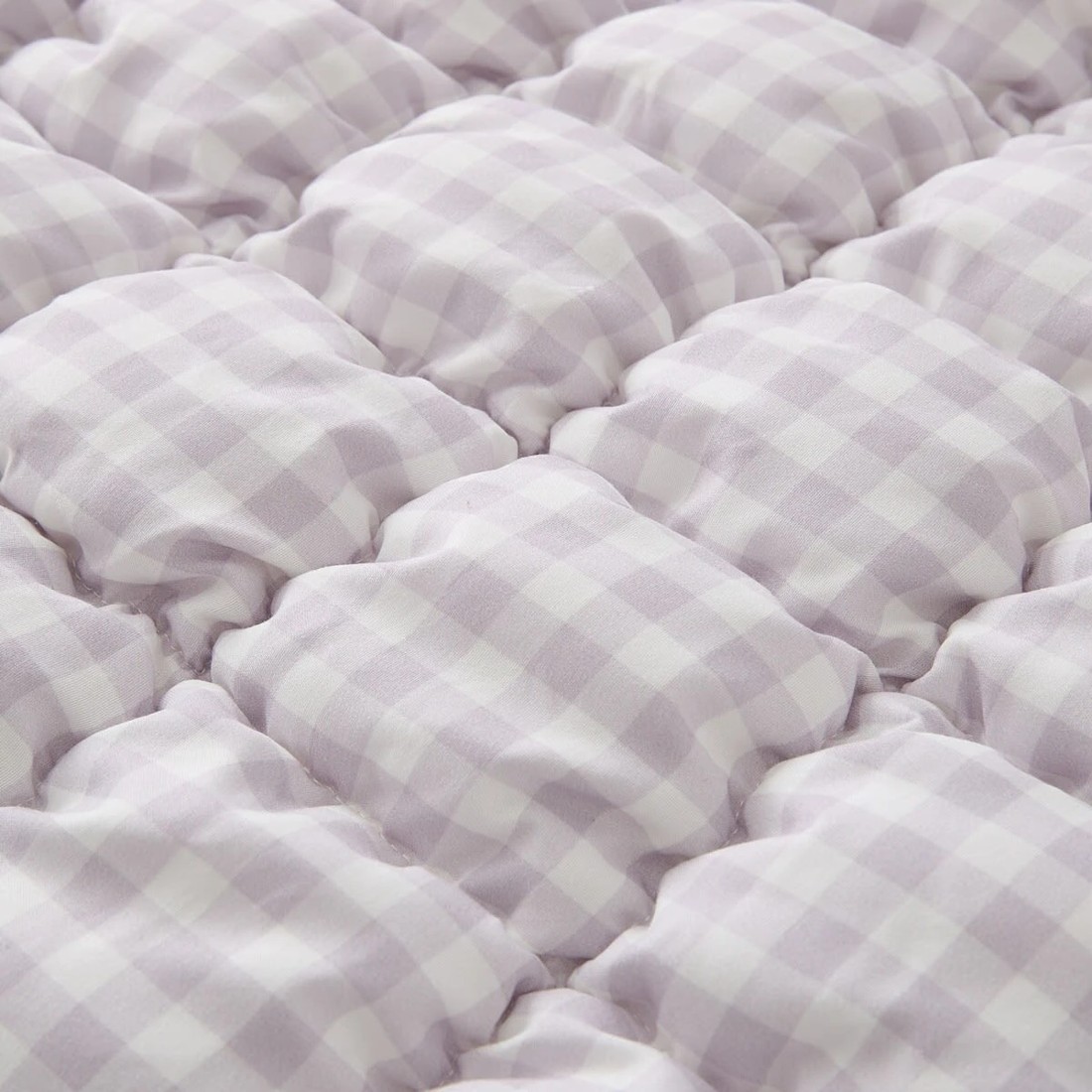4 Quilted Puff Comforter Set - King Bed, Lilac, 4 of 6
