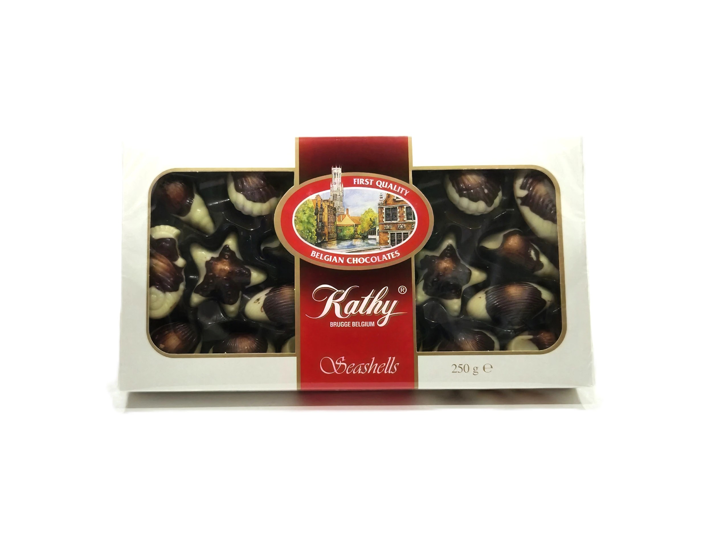 1 Kathy Brugge Belgium Seashells Chocolates 250g, 1 of 2