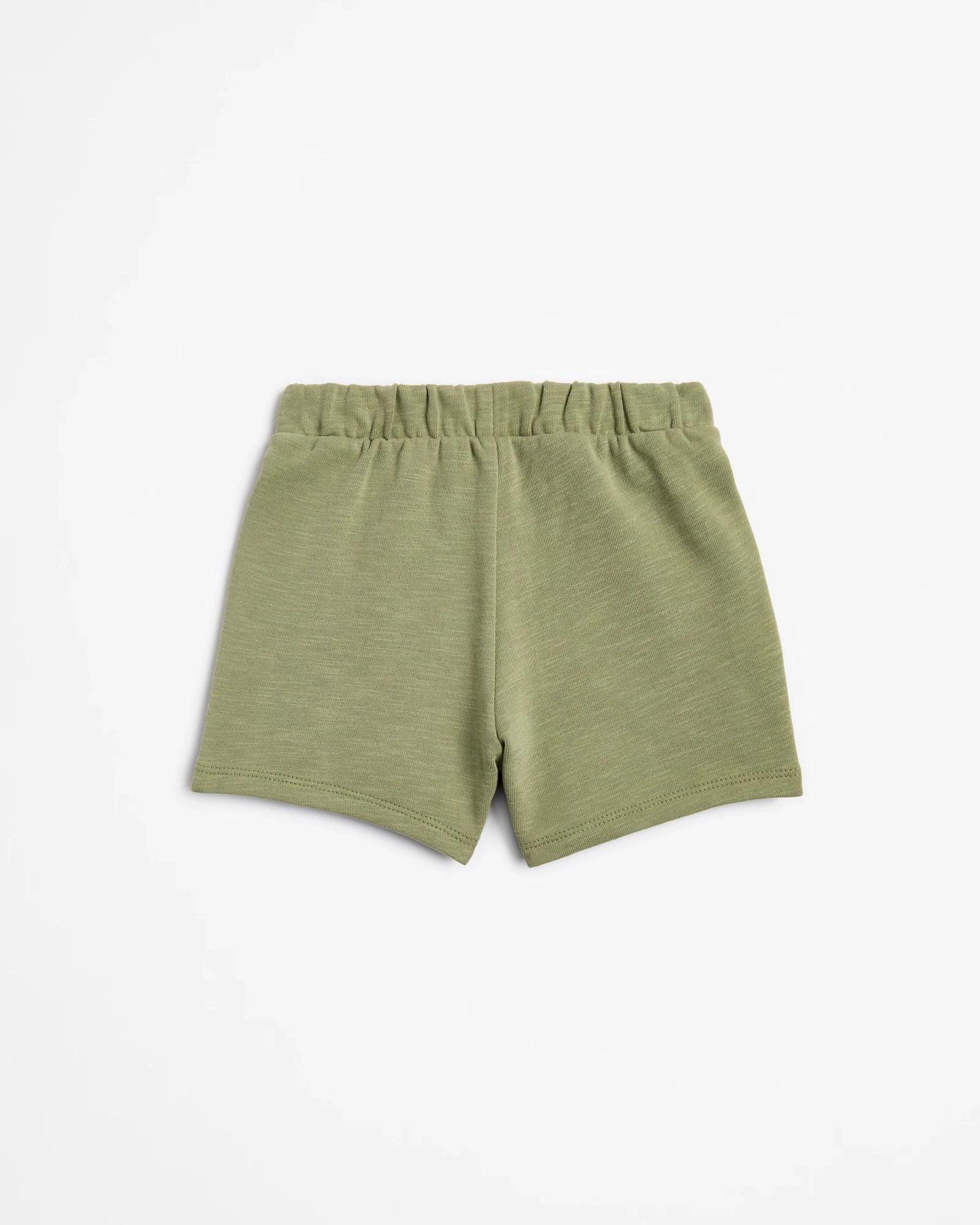 3 Target Baby Fleece Bermuda Shorts KHAKI GREEN, 3 of 3