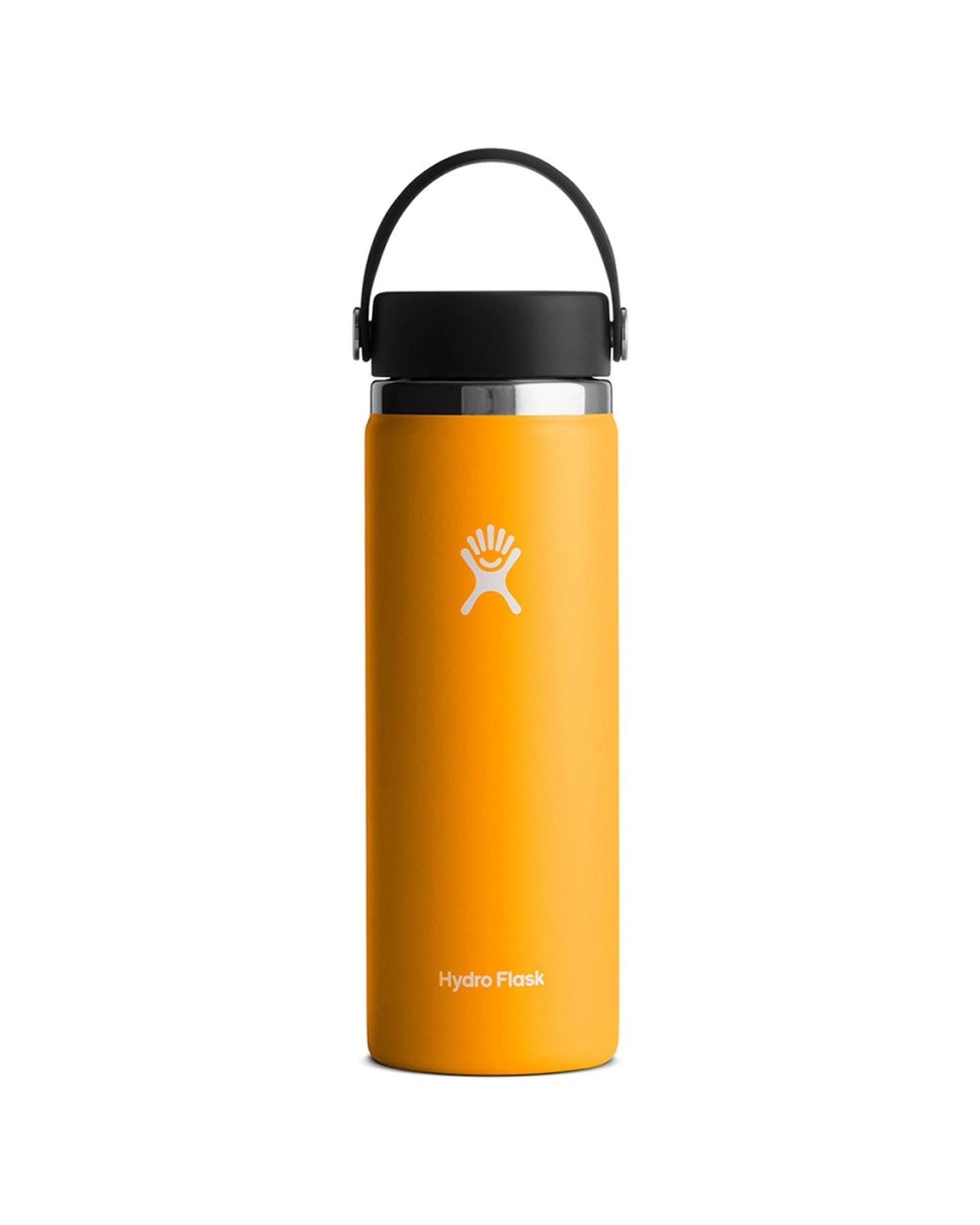 1 Hydro Flask Wide Flex Cap Water Bottle TempShield Insulated Leakproof 20oz - Orange, 1 of 1