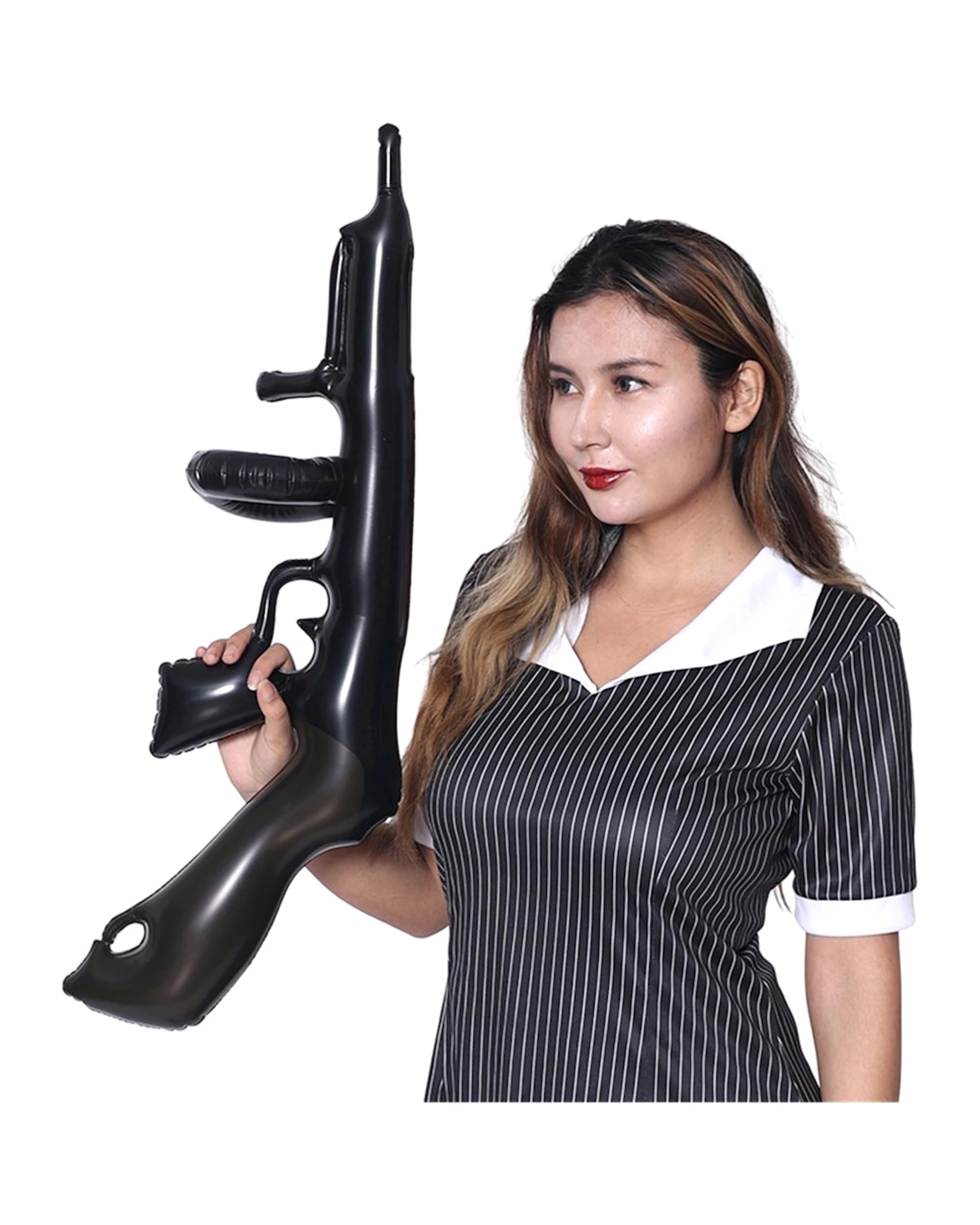 1 Party Planet Inflatable Machine Gun - Black, 1 of 1