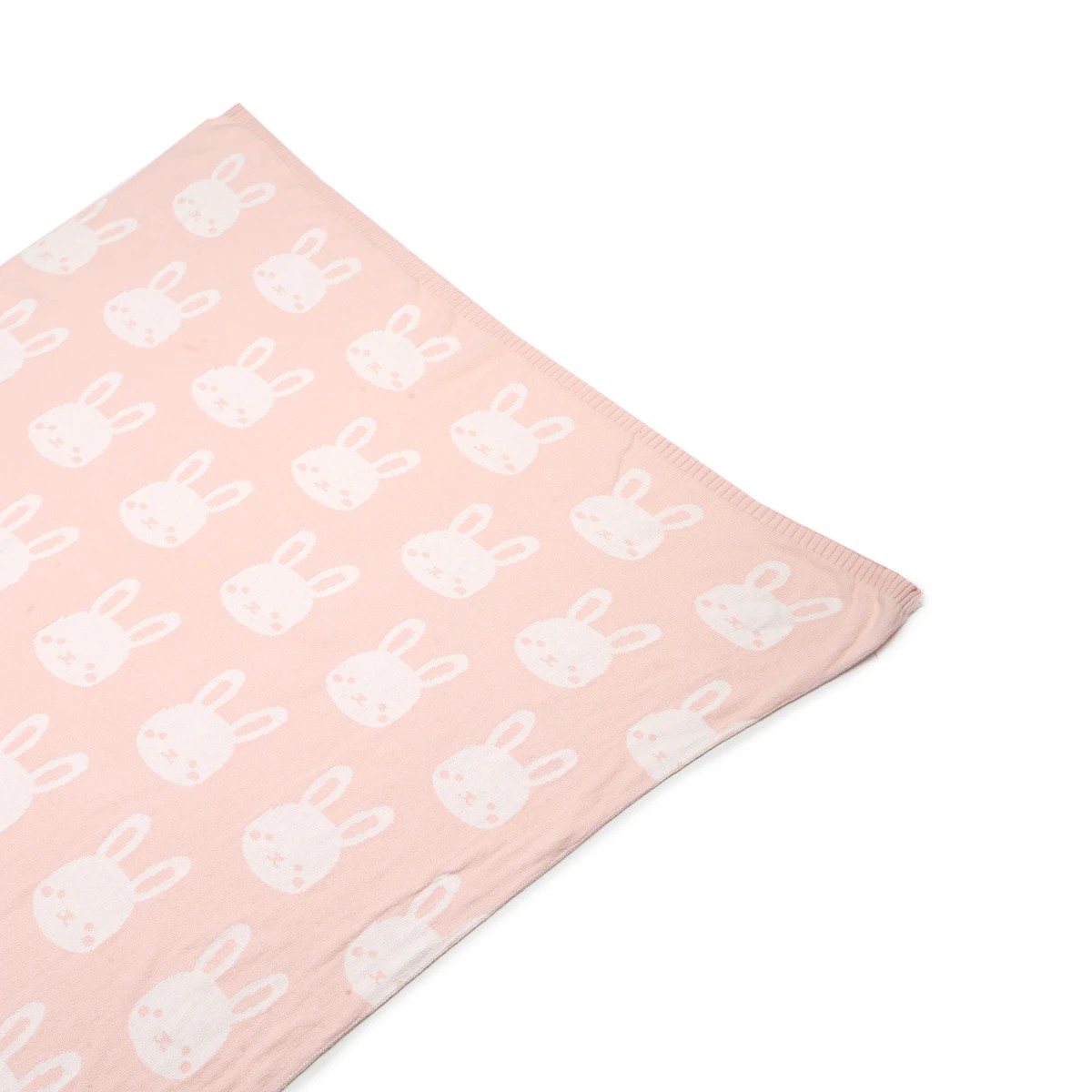 4 Jacquard Cotton Blanket - Bunny, 4 of 6