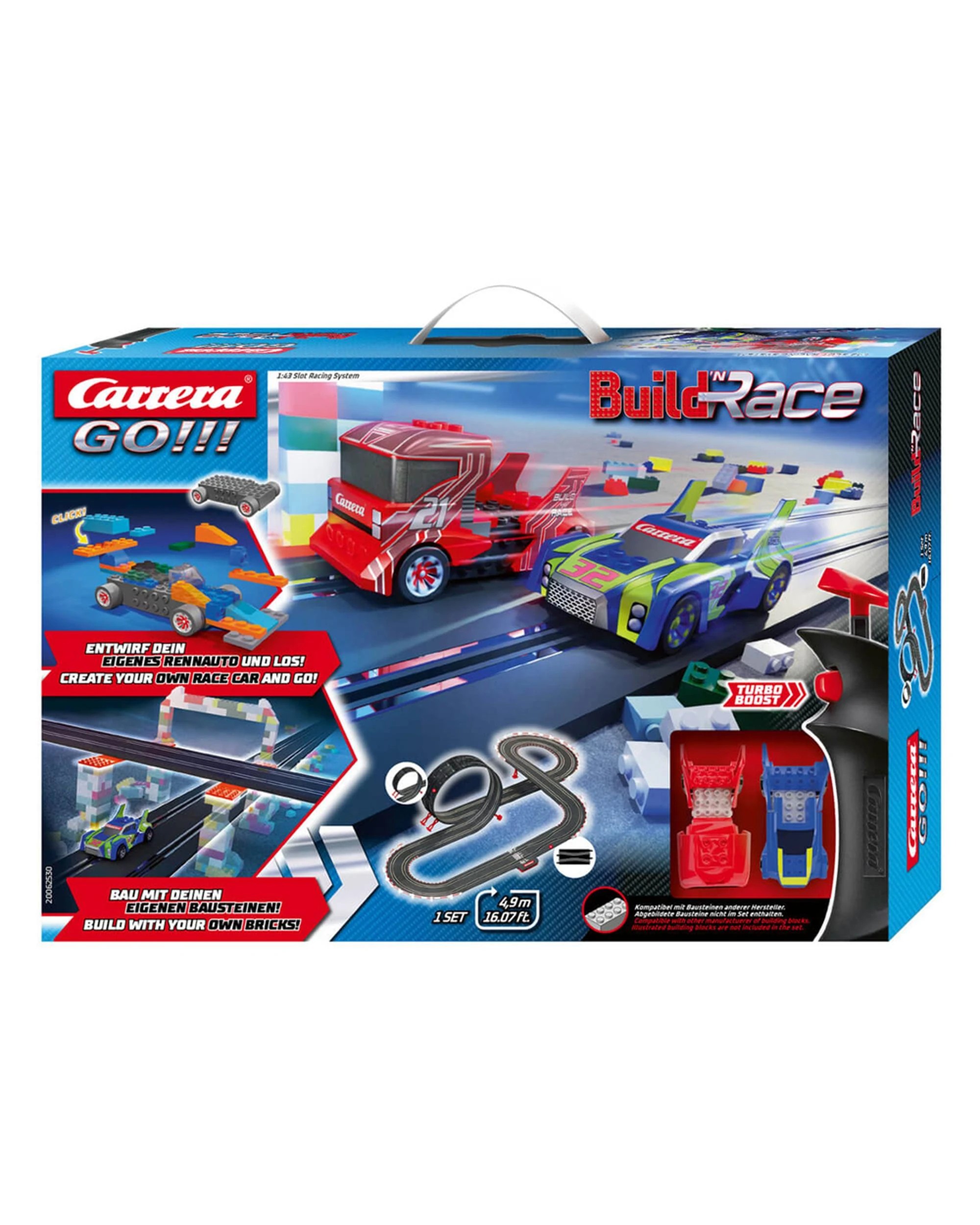 1 Carrera GO!!! Build 'n Race 4.9m Slot Car Set, 1 of 4