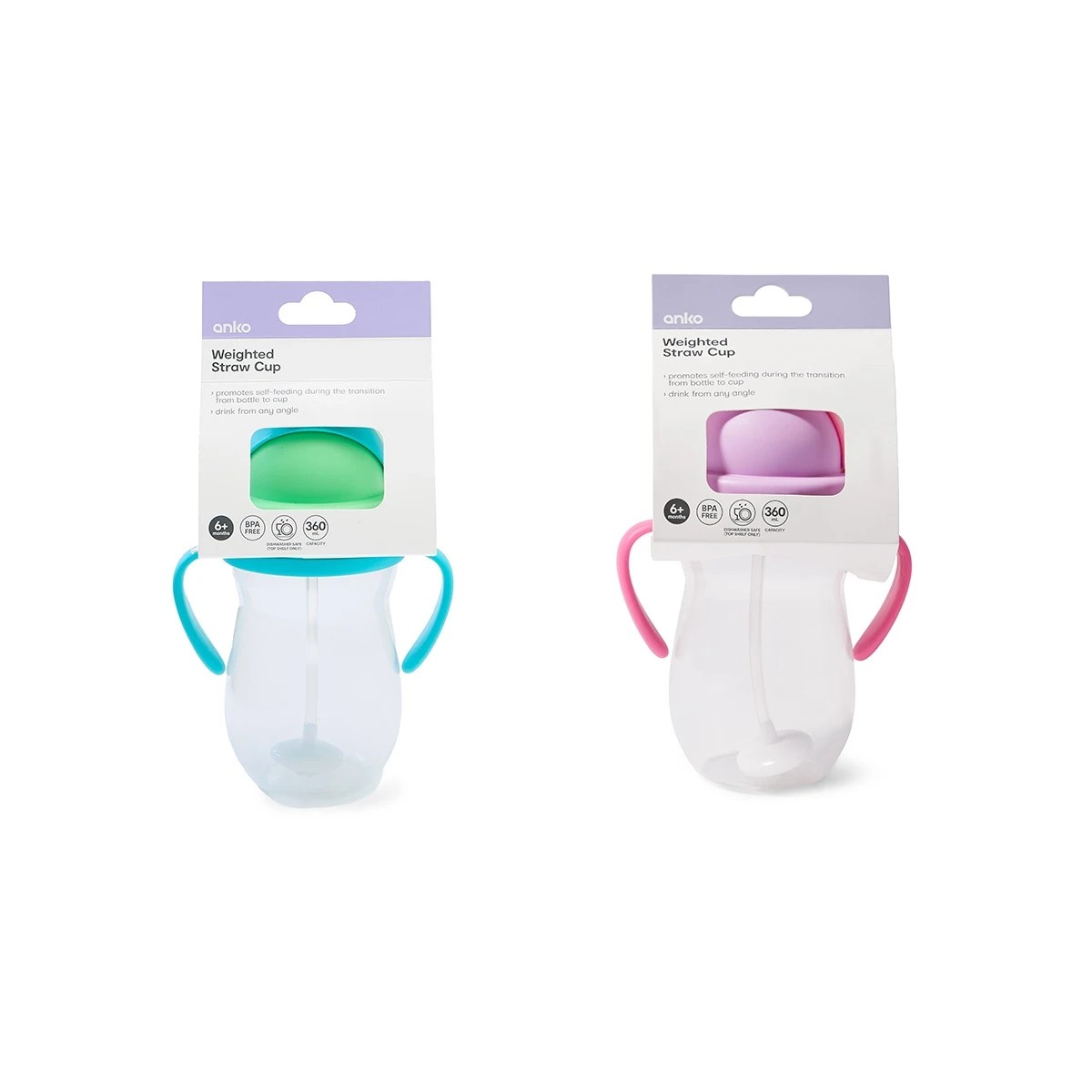 5 Weighted Straw Cup - Assorted, 5 of 5