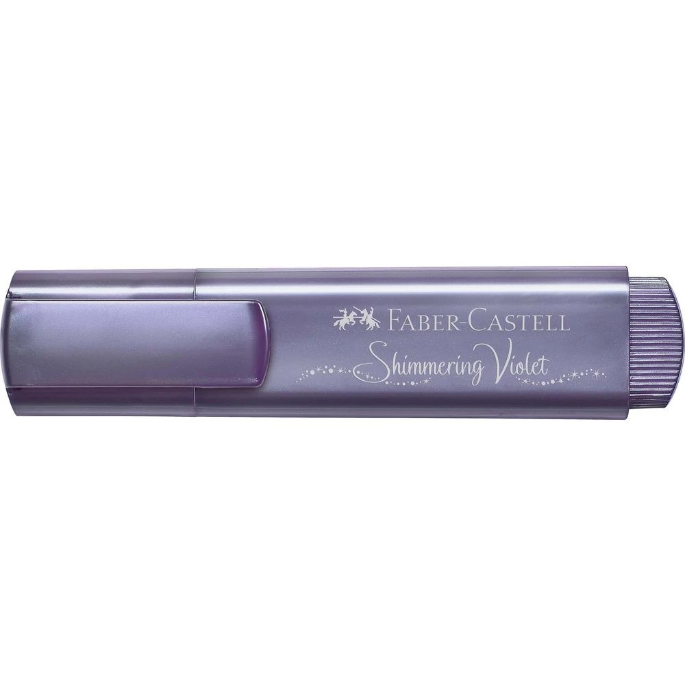 2 Faber-Castell Textliner Highlighter Metallic Shimmer Violet, 2 of 10
