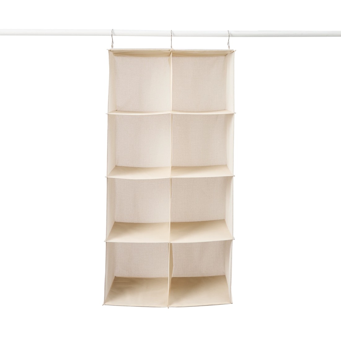 5 Linen Look 8 Cube Hanging Organiser - Beige, 5 of 8