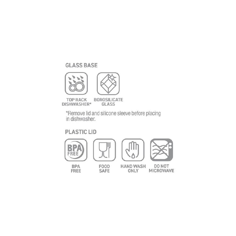 5 Smash Leakproof Glass Lunchbox 1L Blue, 5 of 5