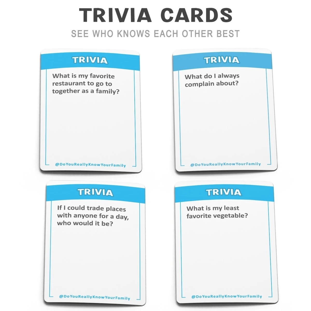 6 Do You Really Know Your Family? Game, 6 of 10