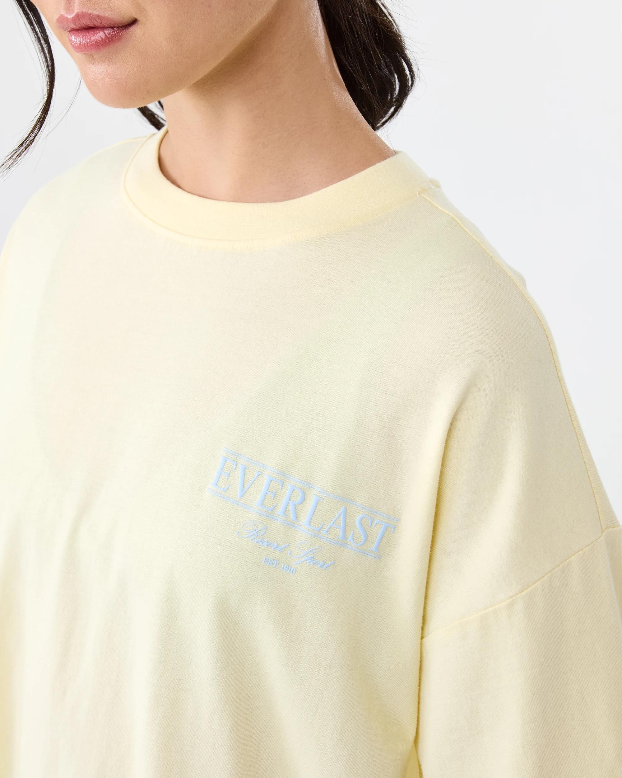 6 Everlast Womens Boyfriend T-shirt Soft Yelow, 6 of 7