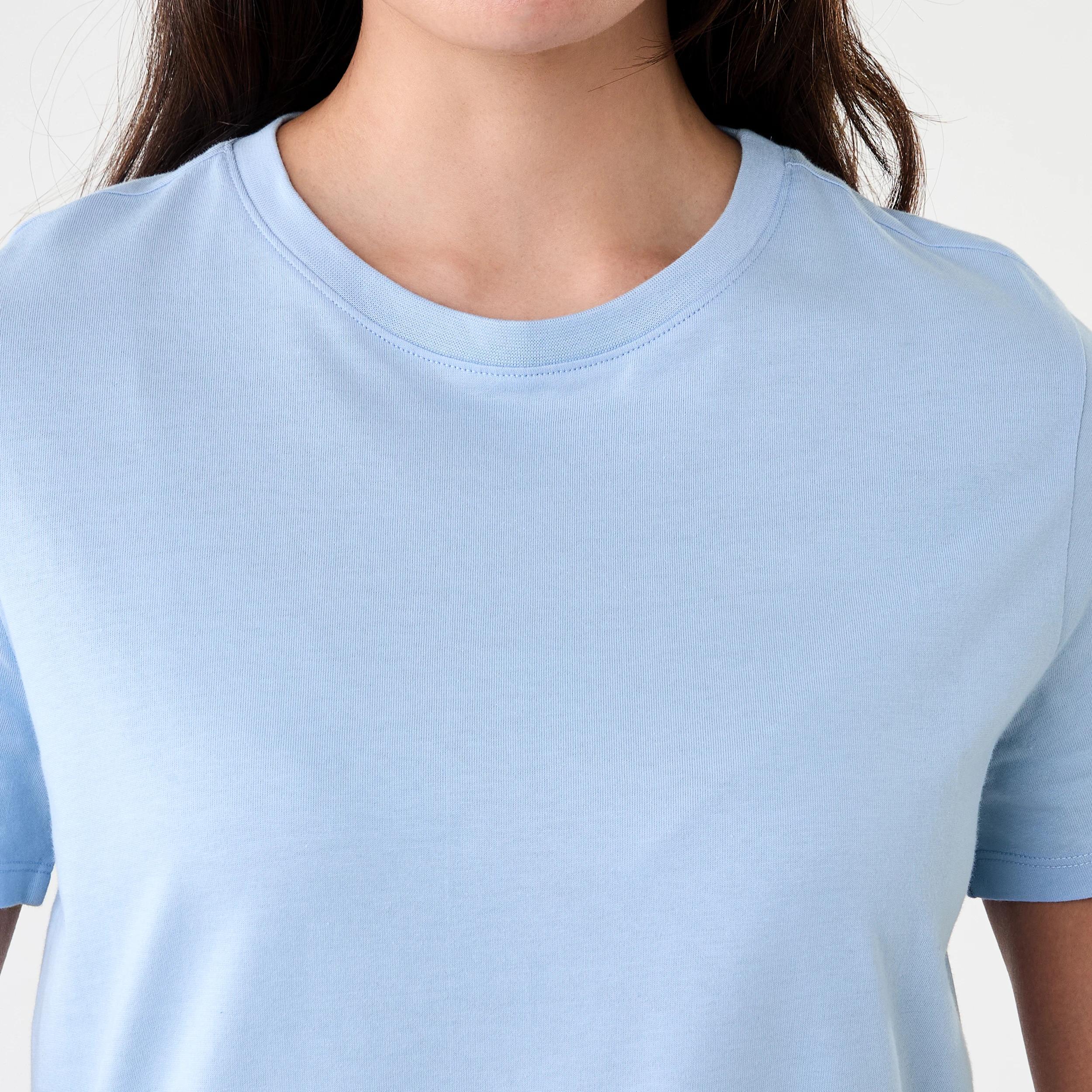 5 Short Sleeve Australian Cotton T-shirt Chmbr Blue, 5 of 5