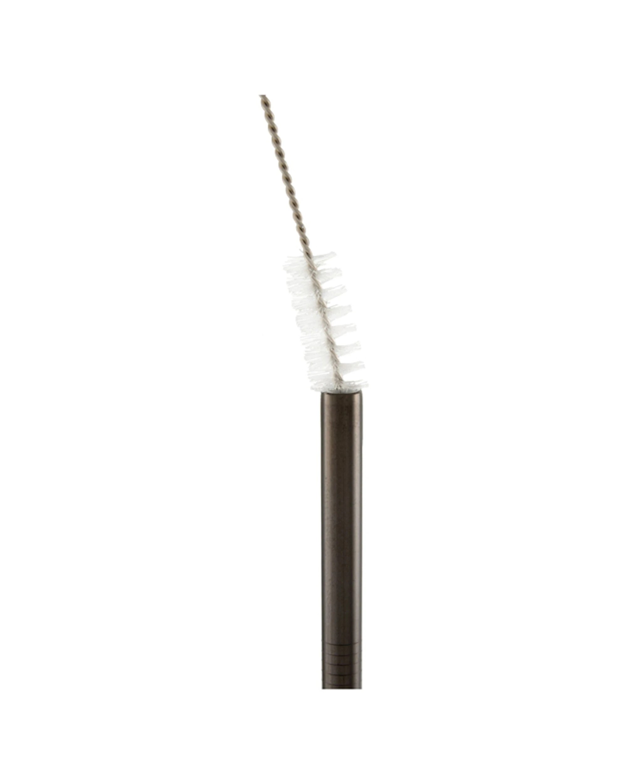 3 Maxwell & Williams 4pc Cocktail Reusable Stainless Steel Straws With Brush
 - Black, 3 of 3
