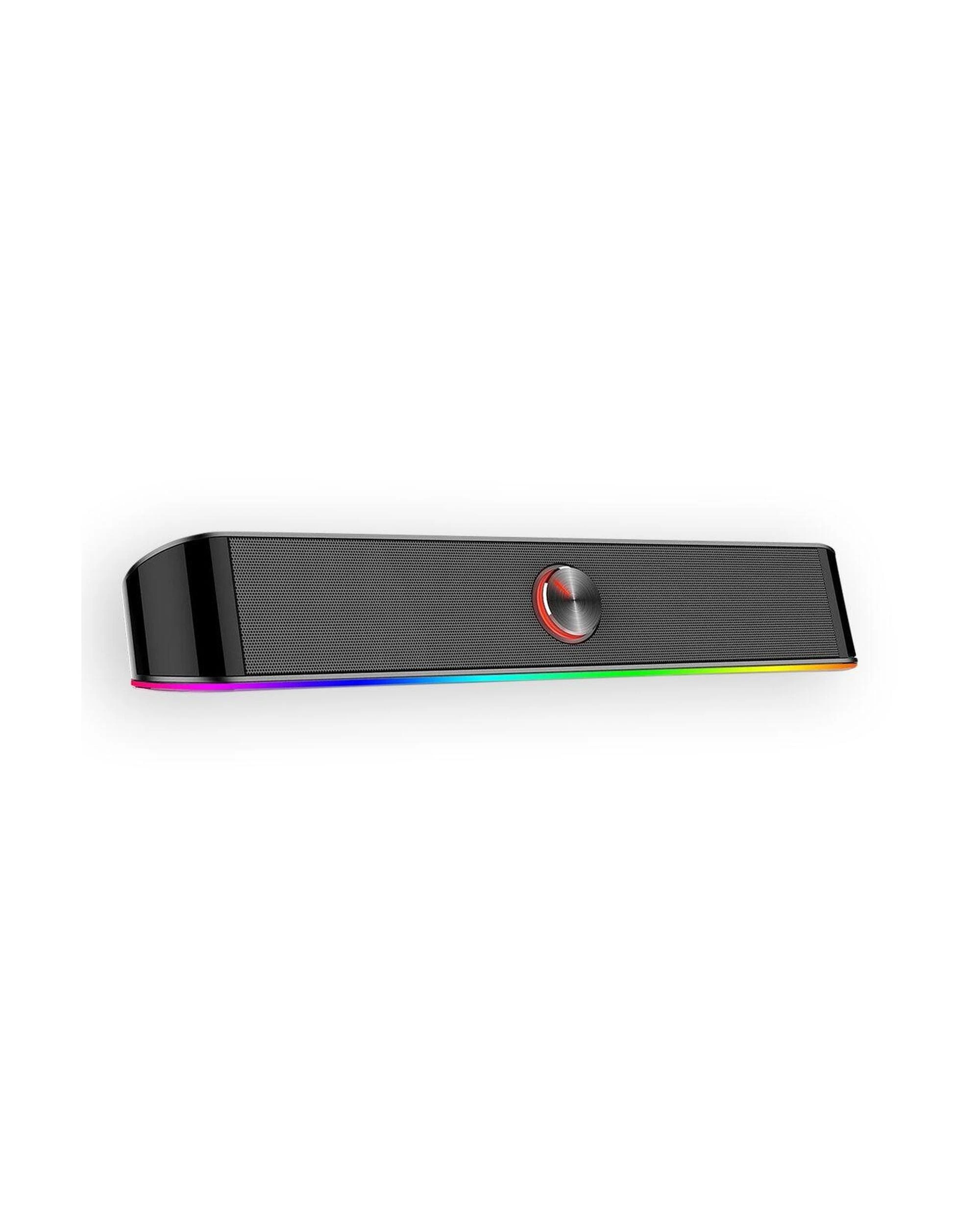 1 Redragon GS560 Adiemus RGB Enhanced Bass Sound Bar Speaker - Black, 1 of 7