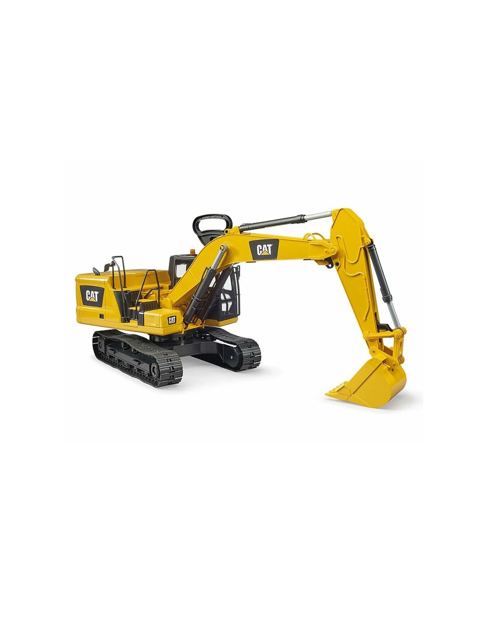 1 Bruder 1 16 Caterpillar Excavator With Black Tracks Kids Toy 4 Years Plus - Yellow, 1 of 5