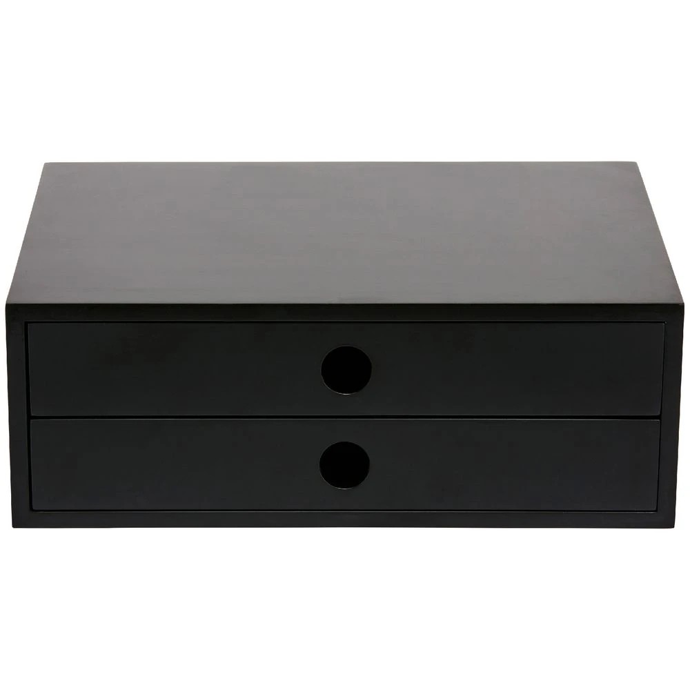 7 Otto Landscape 2 Drawer Cabinet Black, 7 of 8