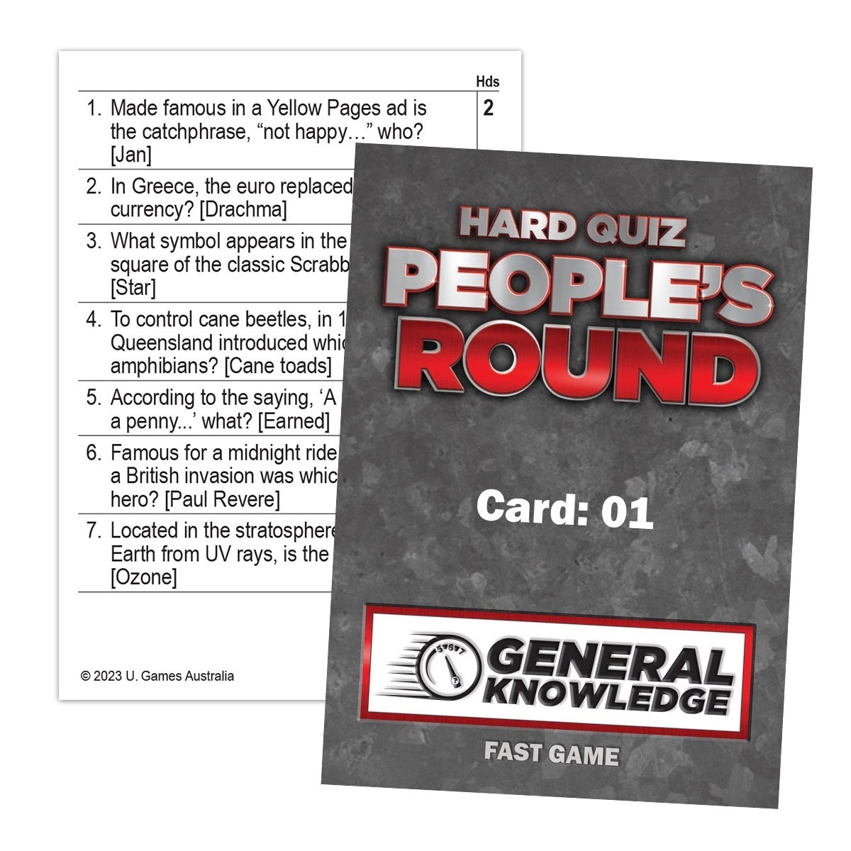 4 Hard Quiz Fast Game, 4 of 6