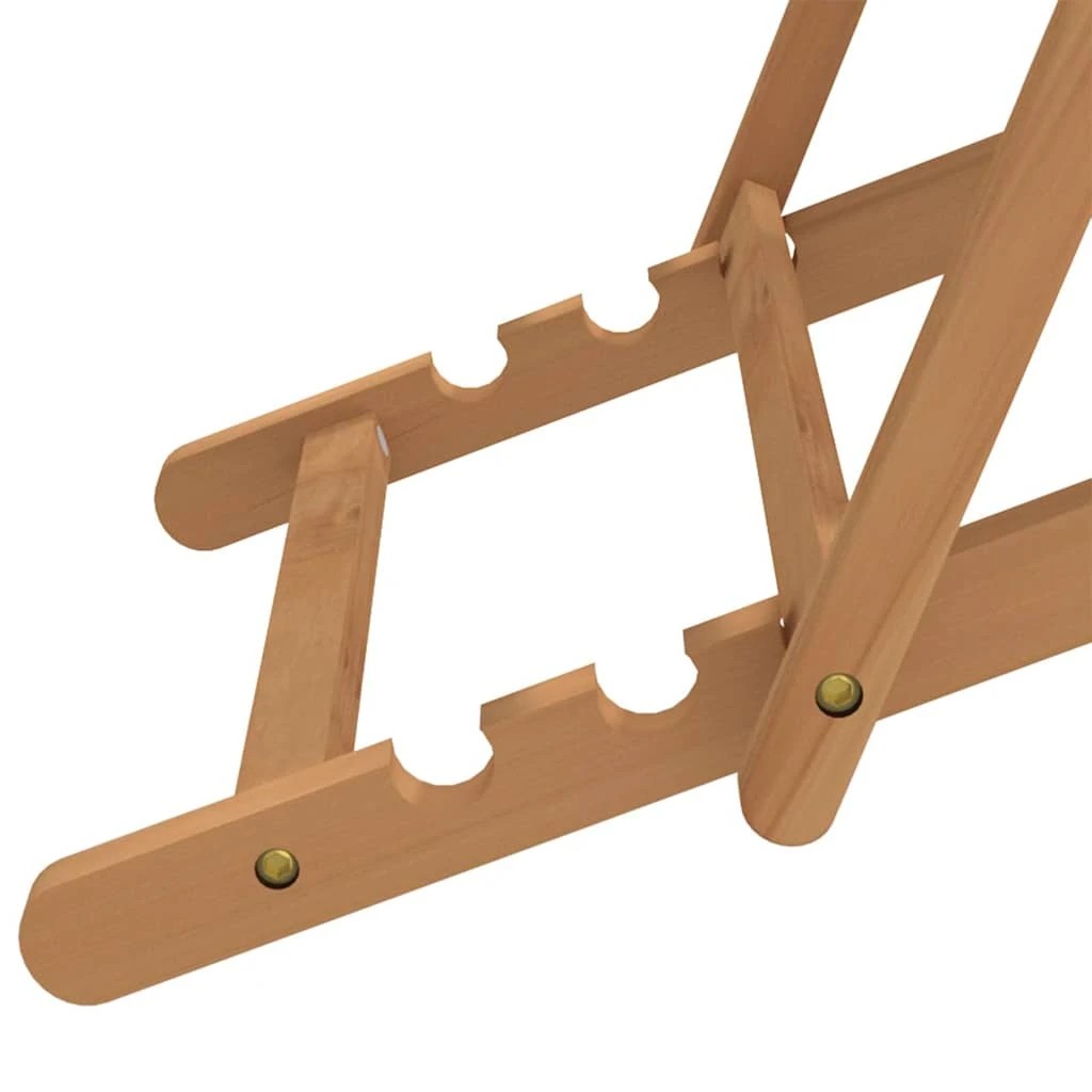 8 vidaXL Beach chair Foldable - Beige, 8 of 9