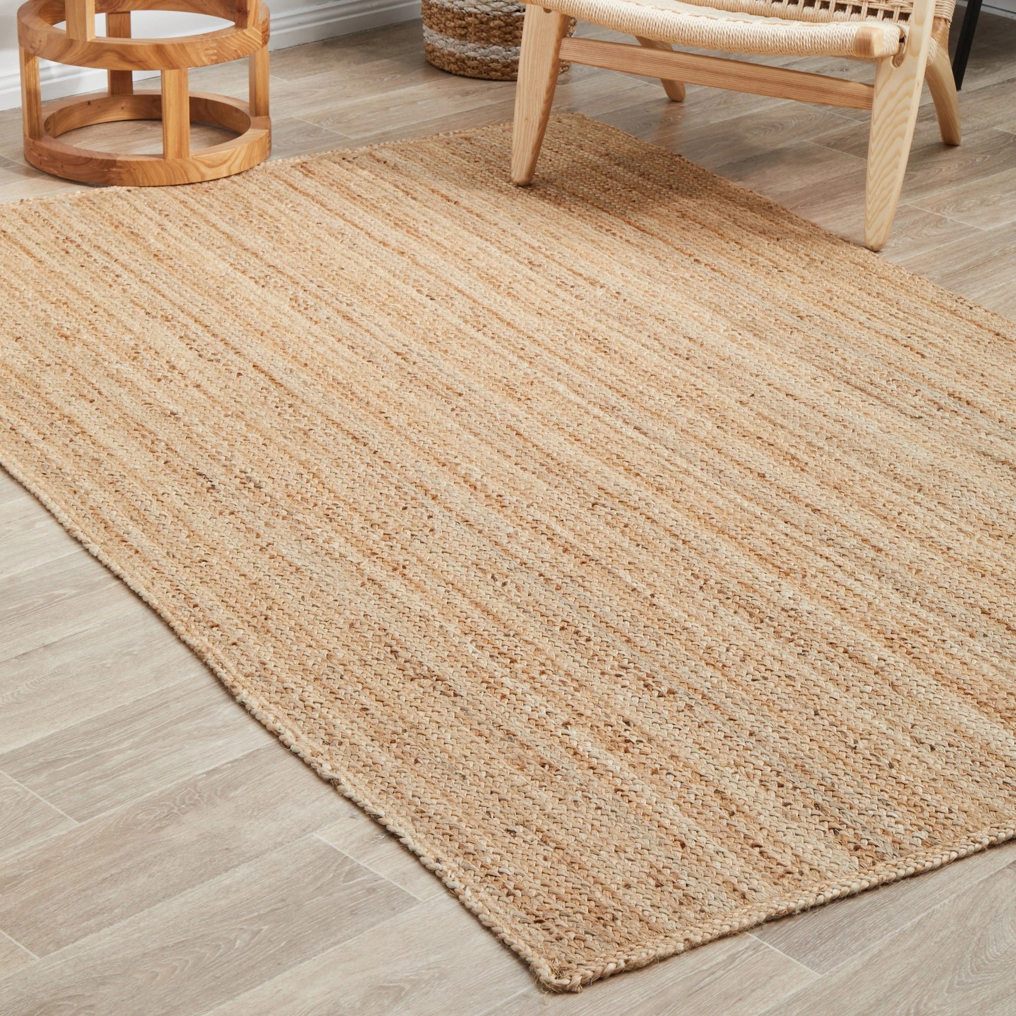 2 Common Ground Rugs Shoreline 220x150cm - Medium Jute Rug - Natural, 2 of 10