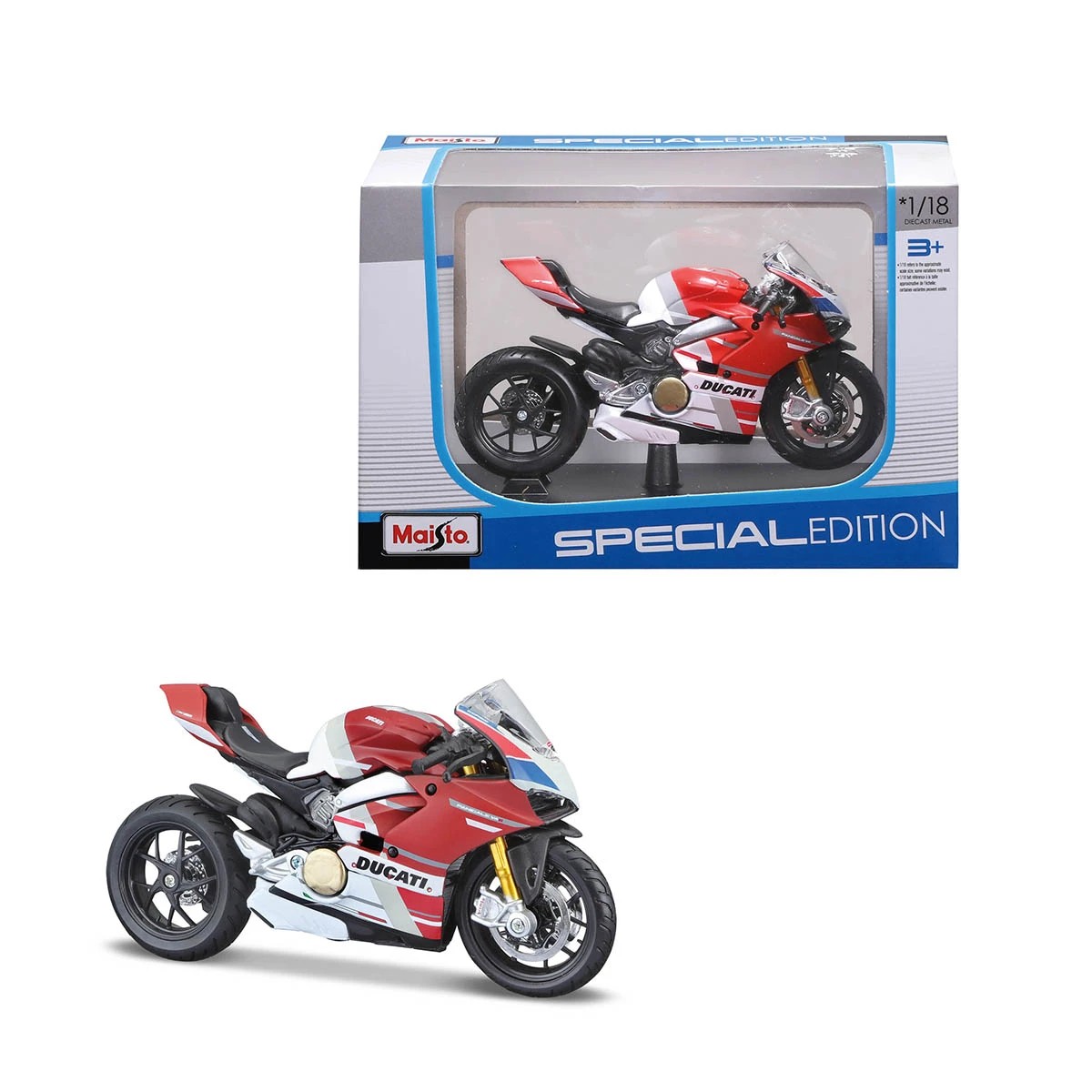 7 Maisto Special Edition 1/18 Die-cast Metal Motorbike Toy - Assorted, 7 of 9