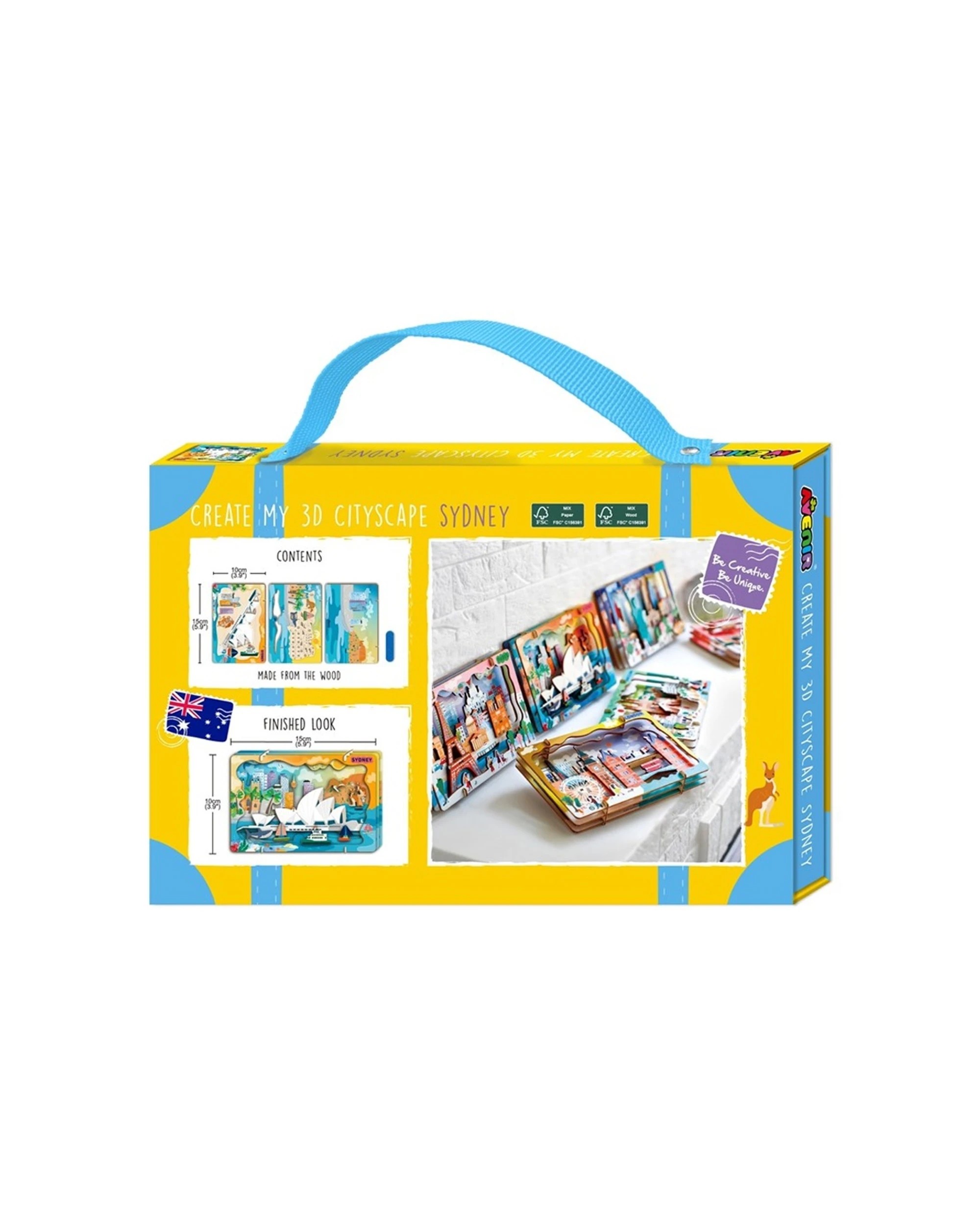 2 Avenir Create My 3D Cityscape Wooden Puzzle Construction Kids Toy Sydney, 2 of 3