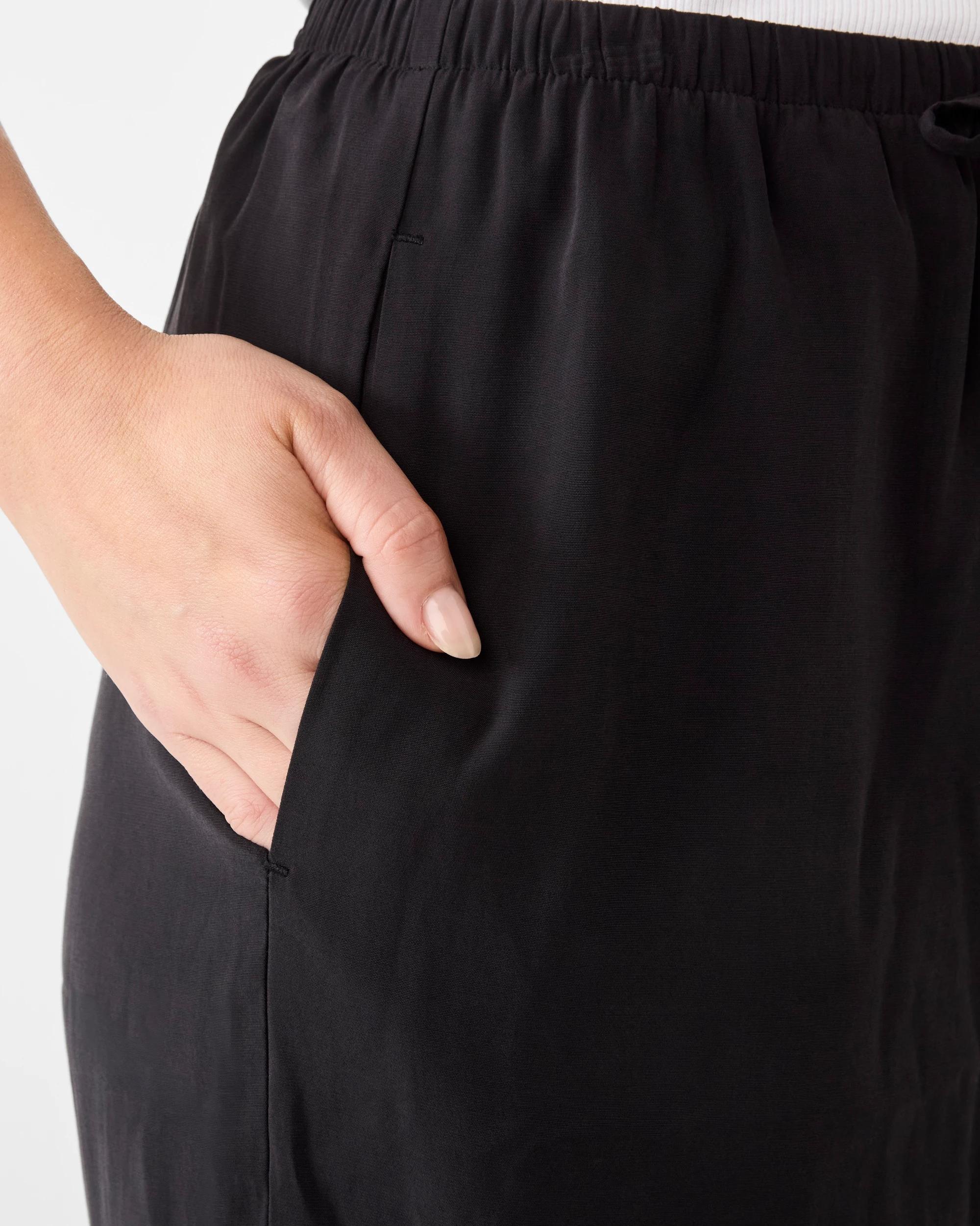 4 Soft Drape Pants Black, 4 of 5
