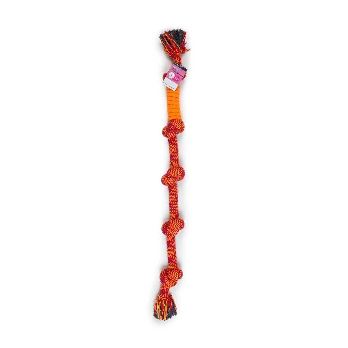 5 Pet Toy Rope 5 Knot Wrapped, 5 of 5