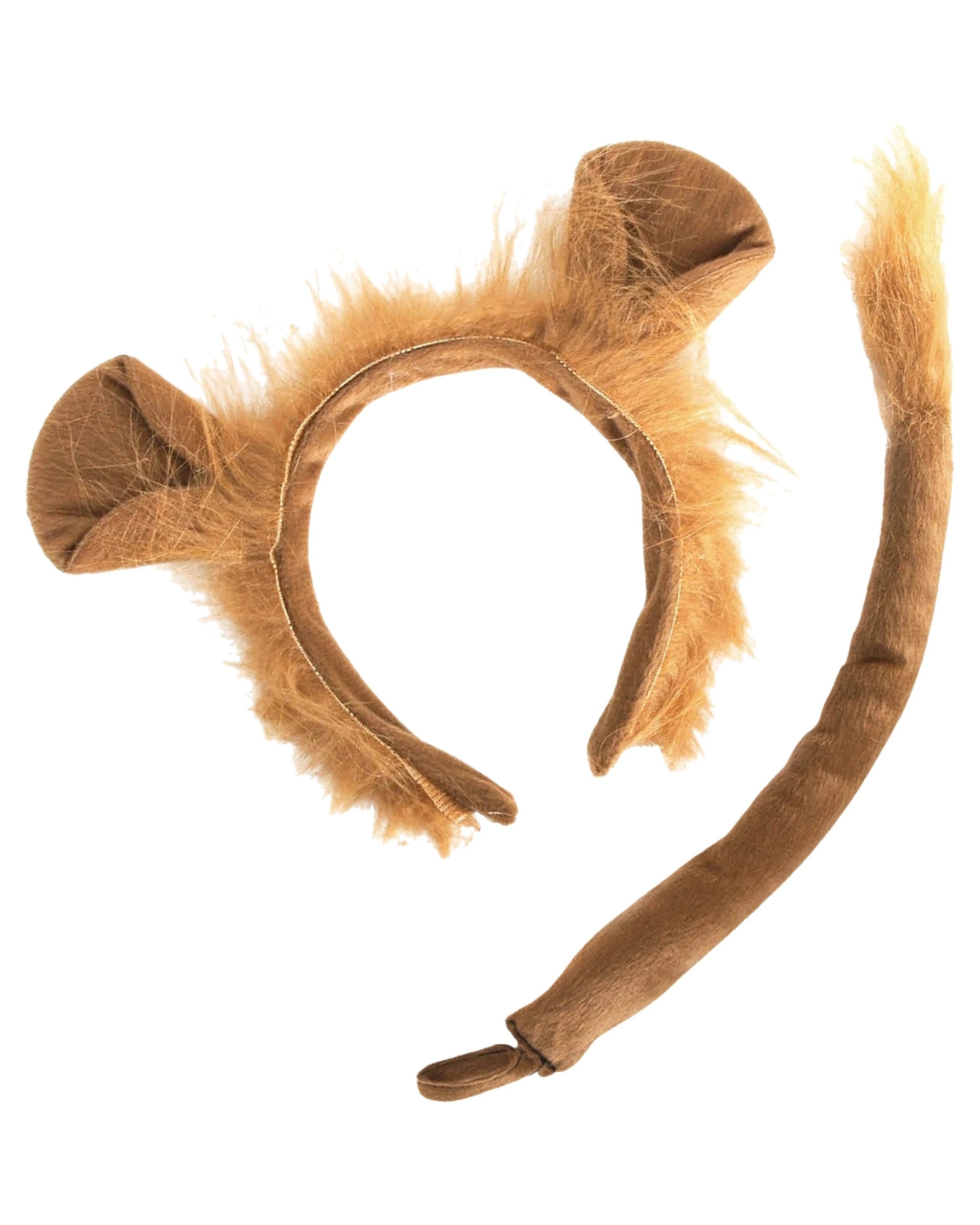 1 Partyrama Lion Ears and Tail Costume Set - Brown, 1 of 3