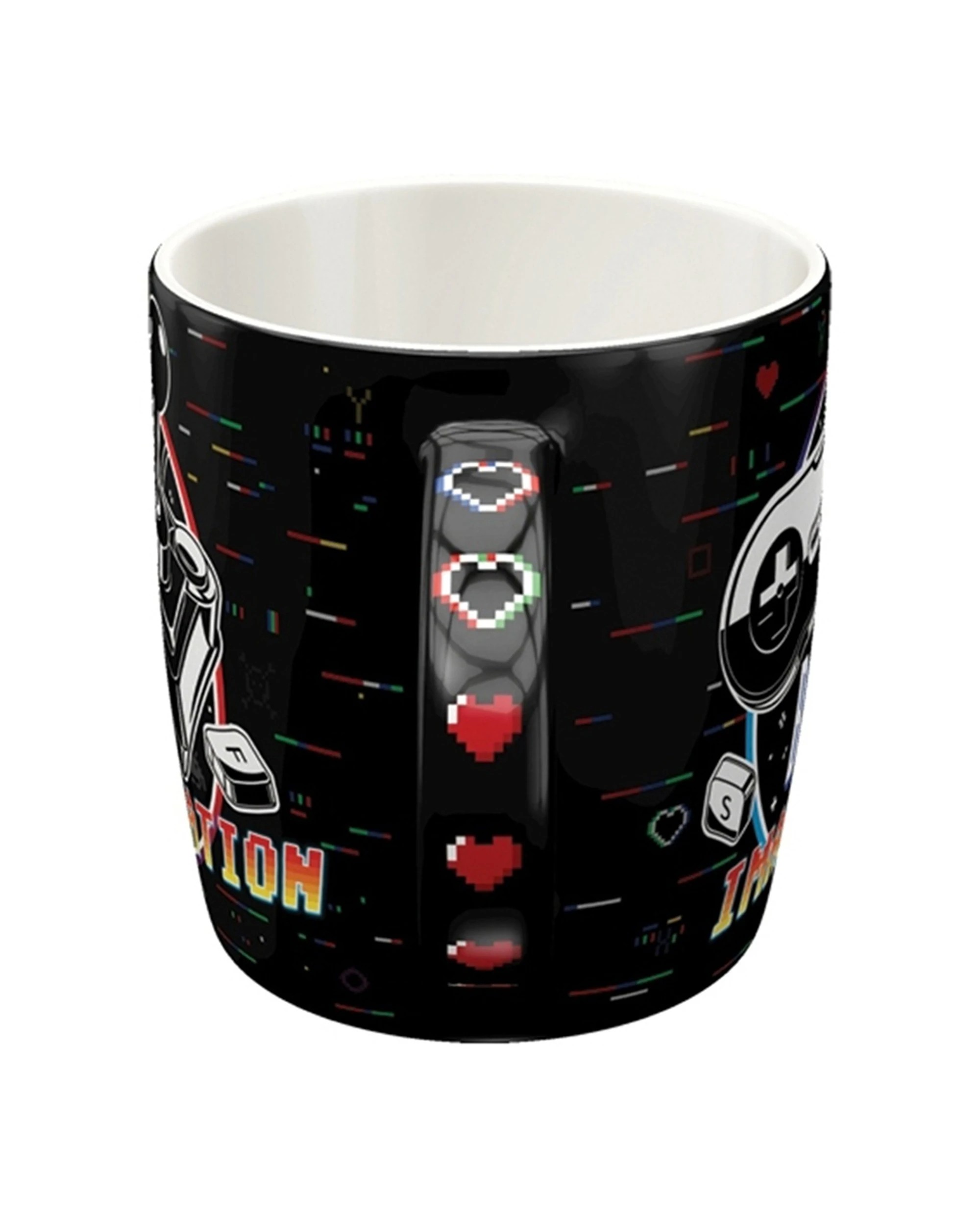 4 Nostalgic-Art 4PK Ceramic Mug 330ml Retro Design - Gaming Beyond Imagination - Black, 4 of 5
