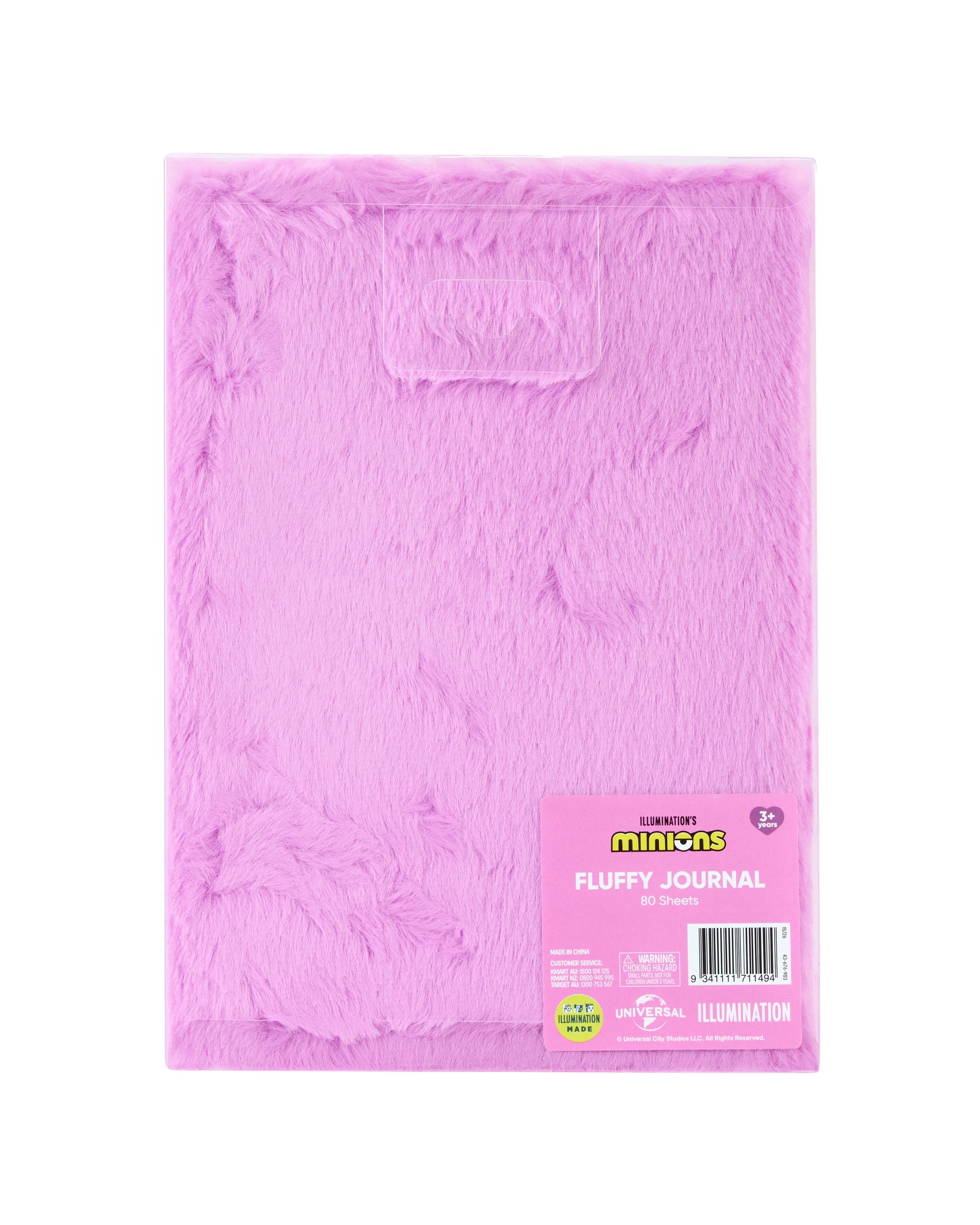 5 Illumination's Minions Fluffy Journal, 5 of 5