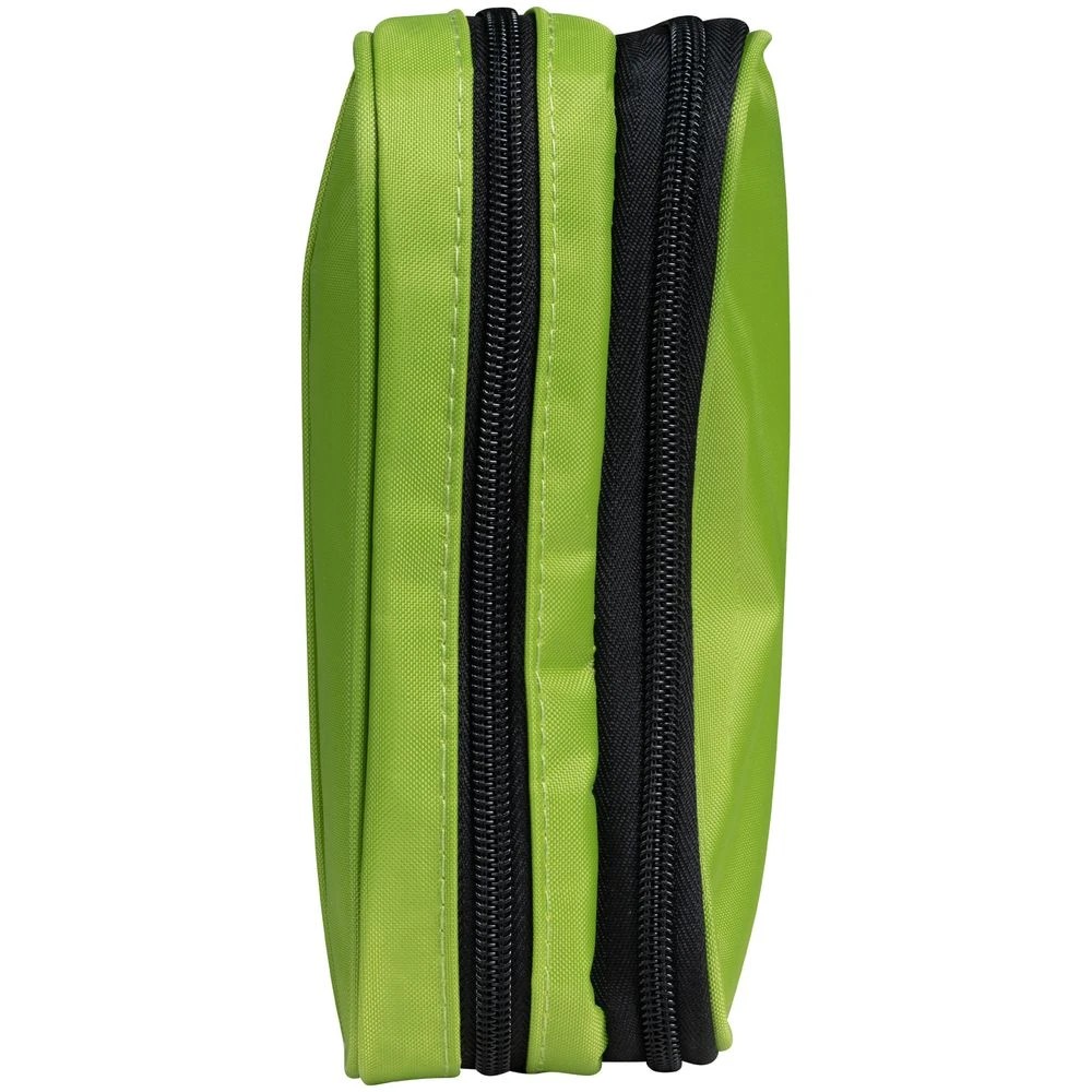 2 Lihit Lab Double Zip Mutli Compartment Pencil Case Lime, 2 of 5