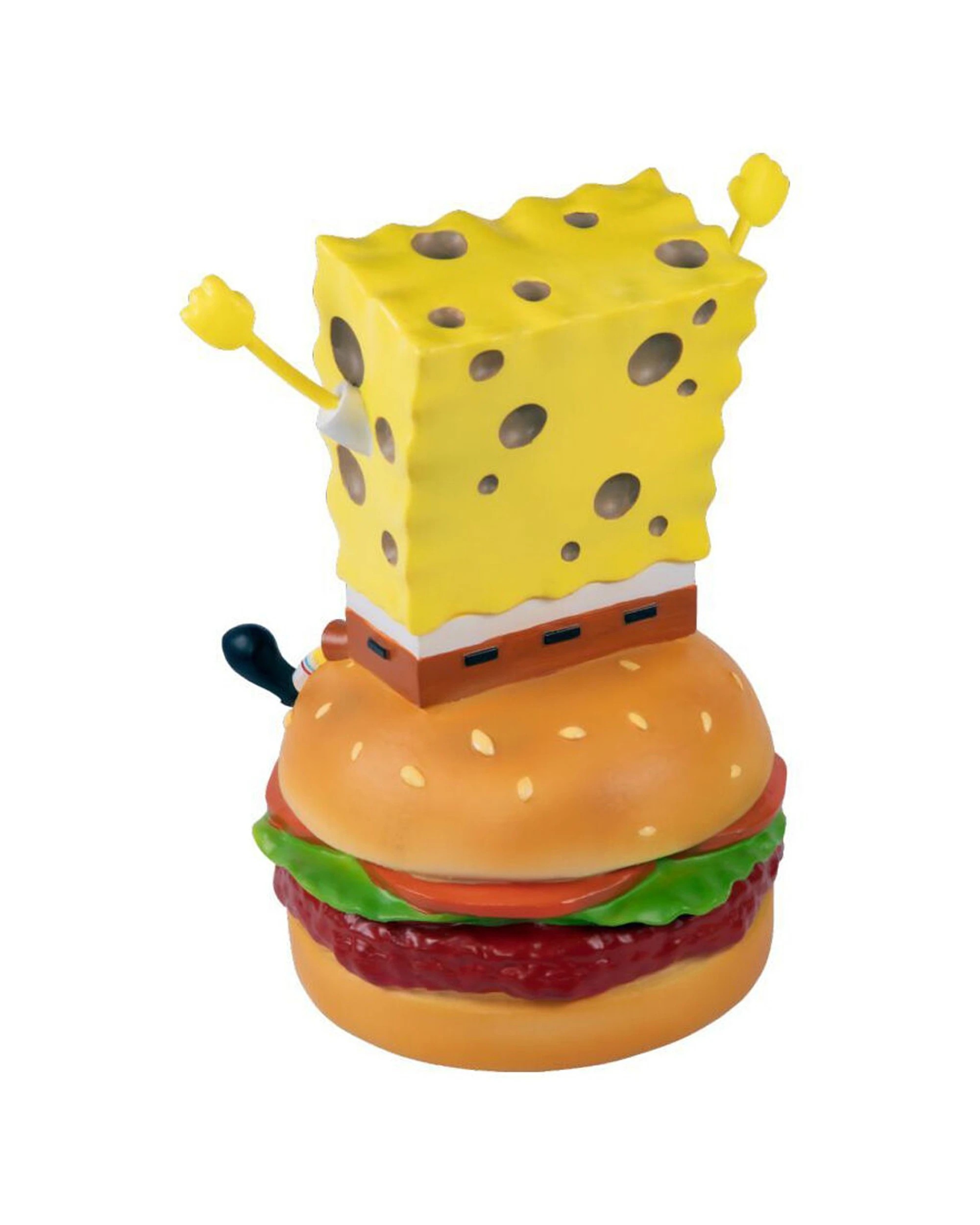 3 SpongeBob SquarePants On Hamburger Resin Statue 21cm Action Figure Collectible
 - multi, 3 of 4