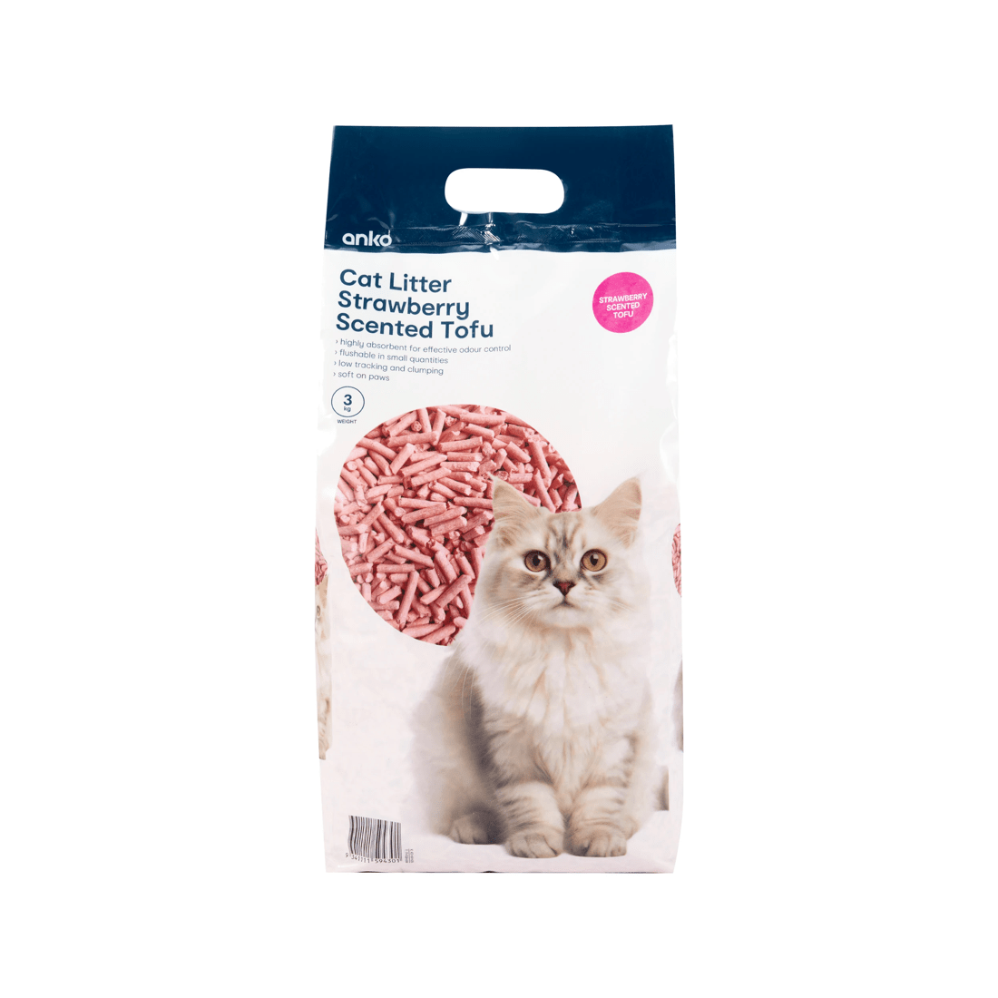 1 Tofu Cat Litter Strawberry 3kg, 1 of 2